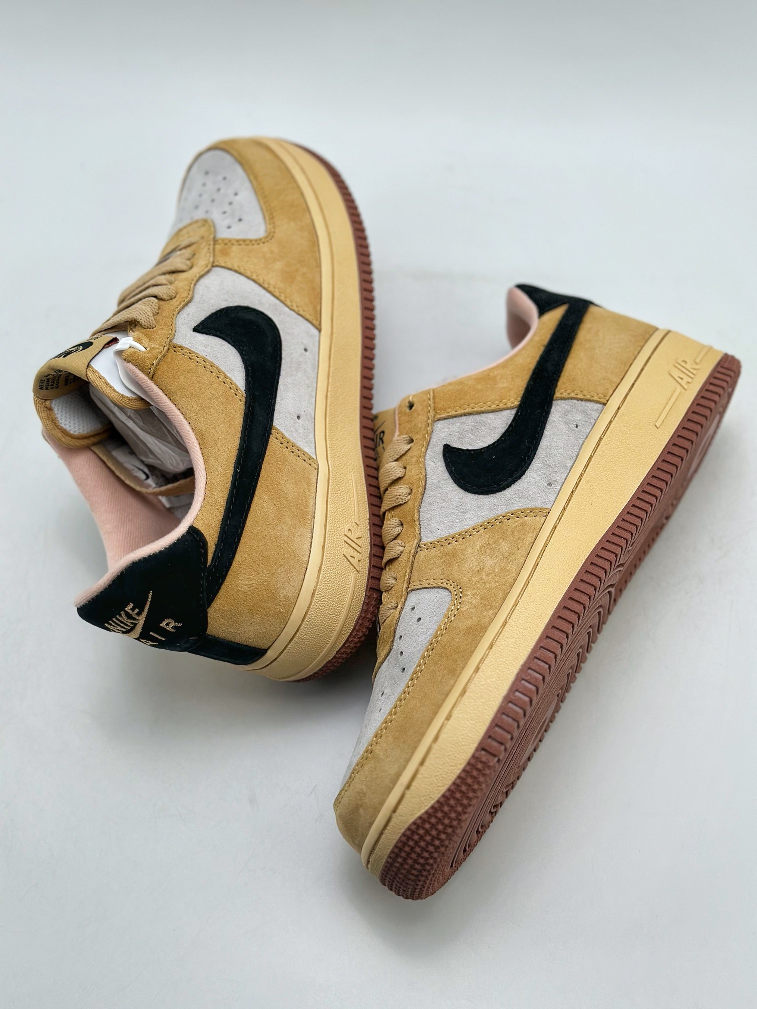 Nike Air Force 1 Low '07 Black Yellow Grey 3