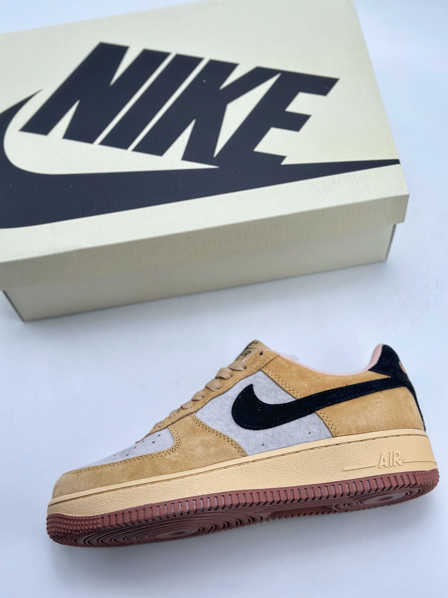 Nike Air Force 1 Low '07 Black Yellow Grey 7