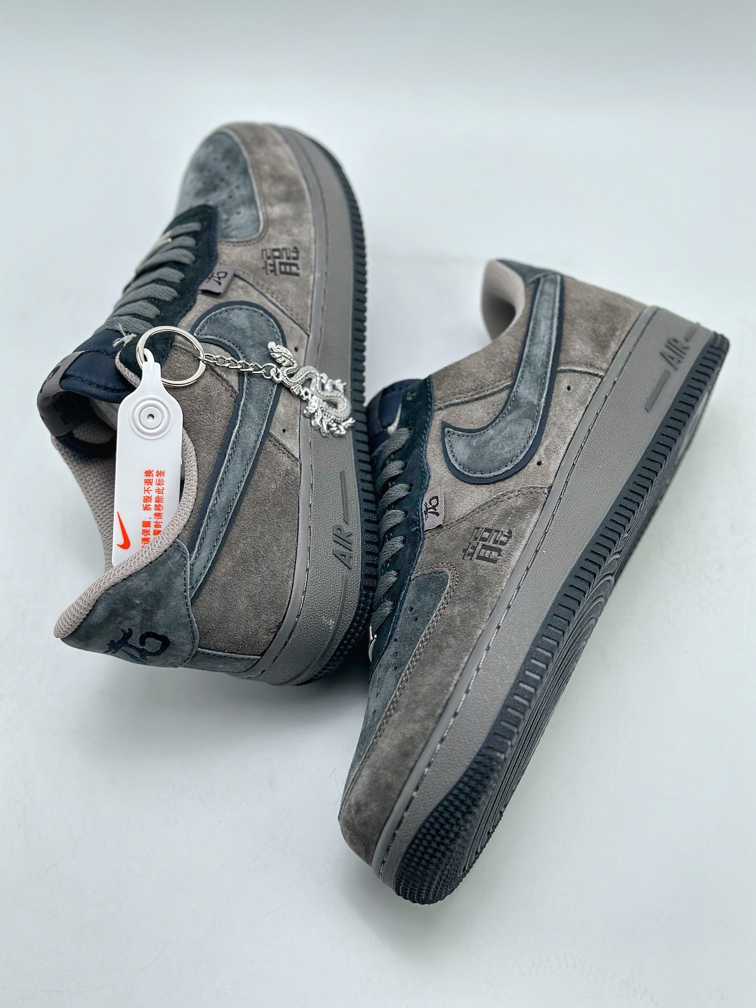 Nike Air Force 1 Low 07 Year of the Dragon Limited Edition Black Blue 3