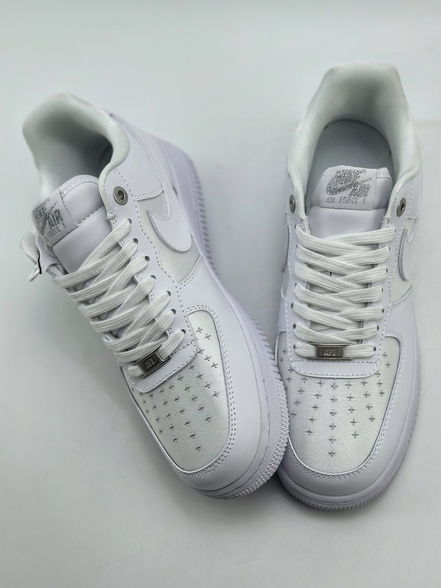 Nike Air Force 1 Low '07 Stitched White Silk 2