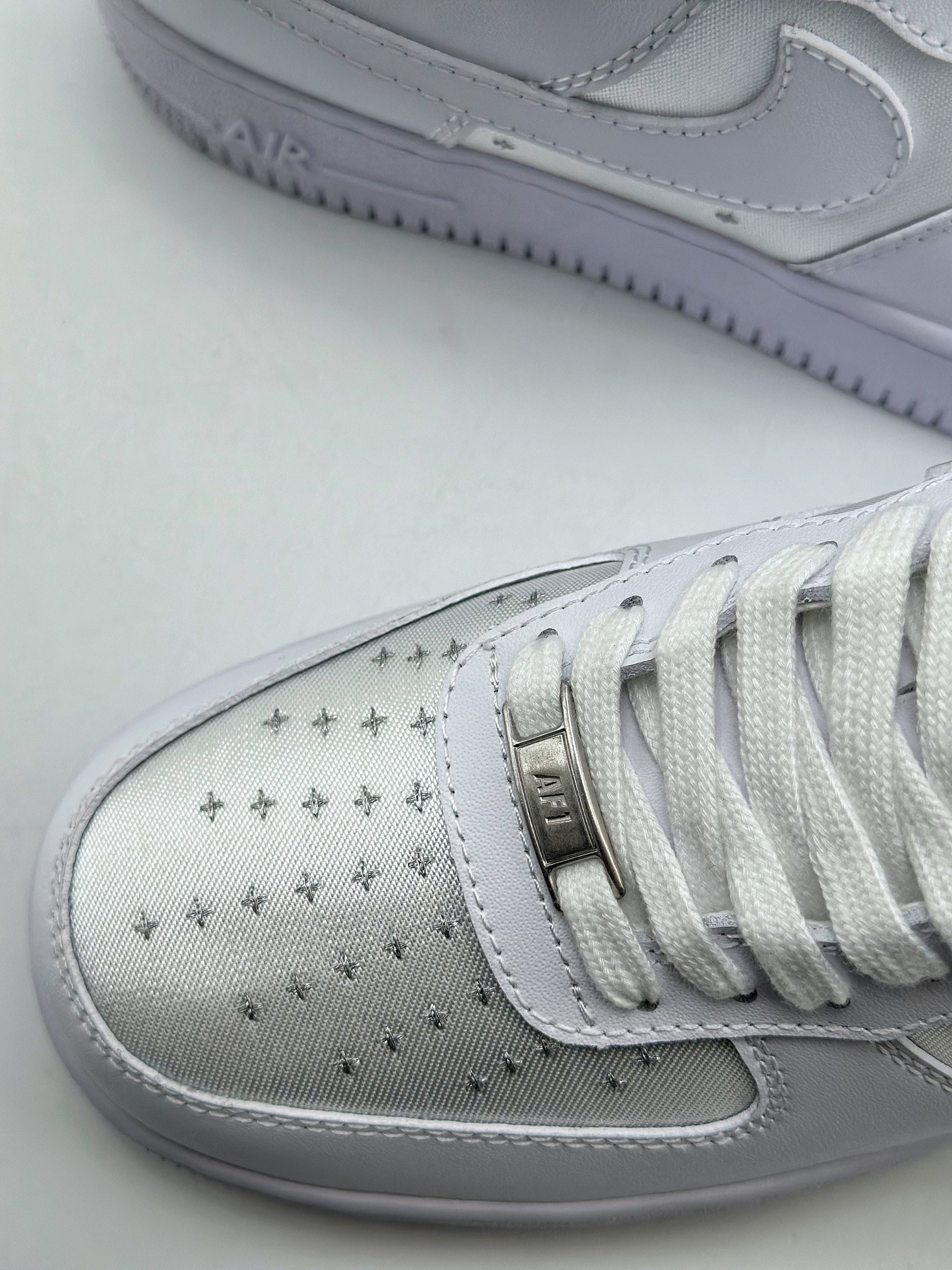 Nike Air Force 1 Low '07 Stitched White Silk 8
