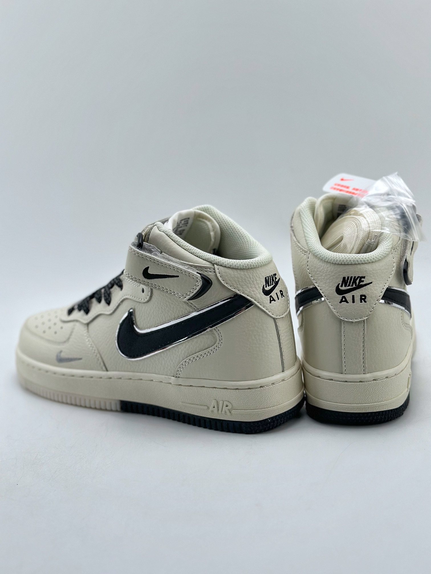 Nike Air Force 1 Mid 07 White Black Reflective 5