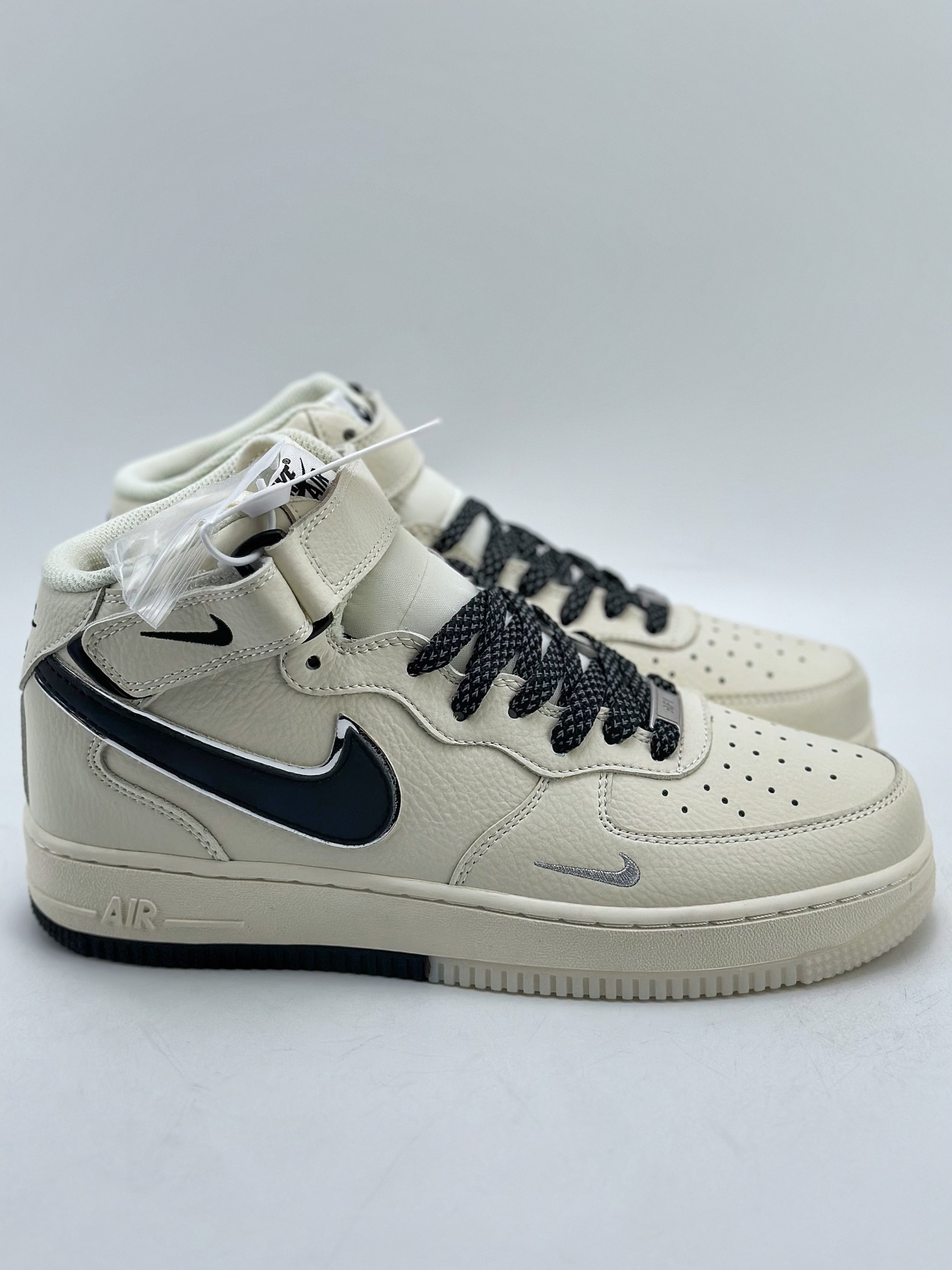 Nike Air Force 1 Mid 07 White Black Reflective 4