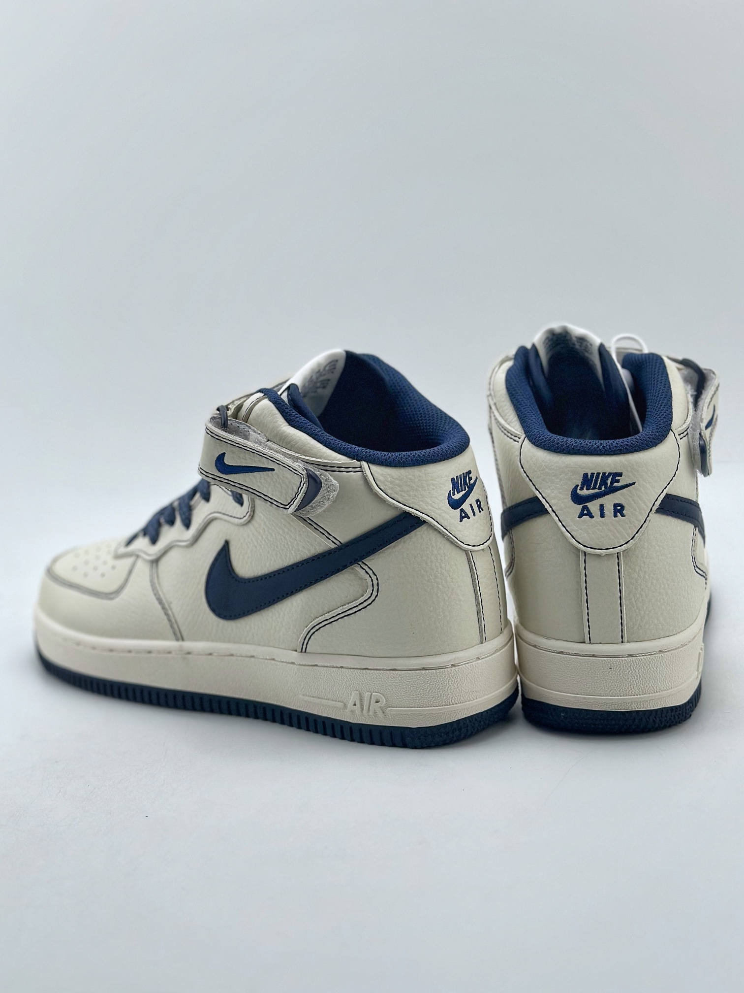 Nike Air Force 1 Mid 07 Off-White Navy Blue 5