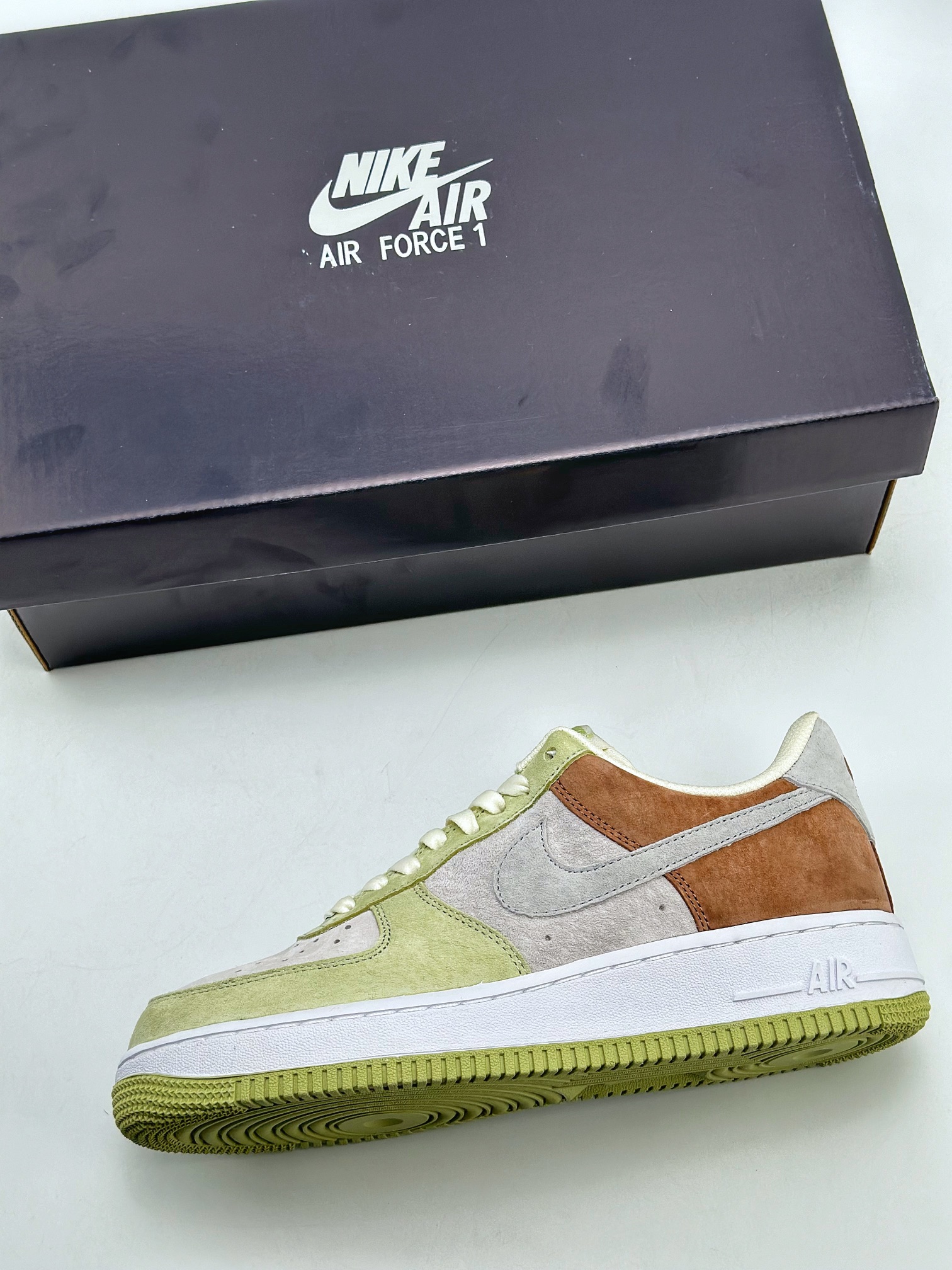 260 Nike Air Force 1 Low 07 灰棕绿 DL5819-618