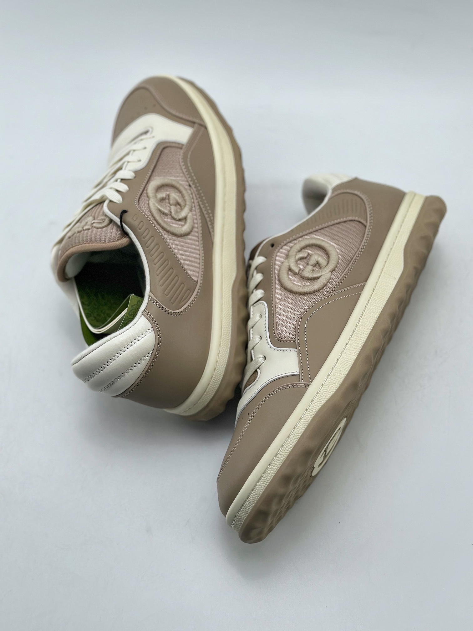 350 意大利奢侈品牌-古驰Gucci Mac 80 Low Sneaker 系列 低帮复古百搭休闲运动小脏板鞋