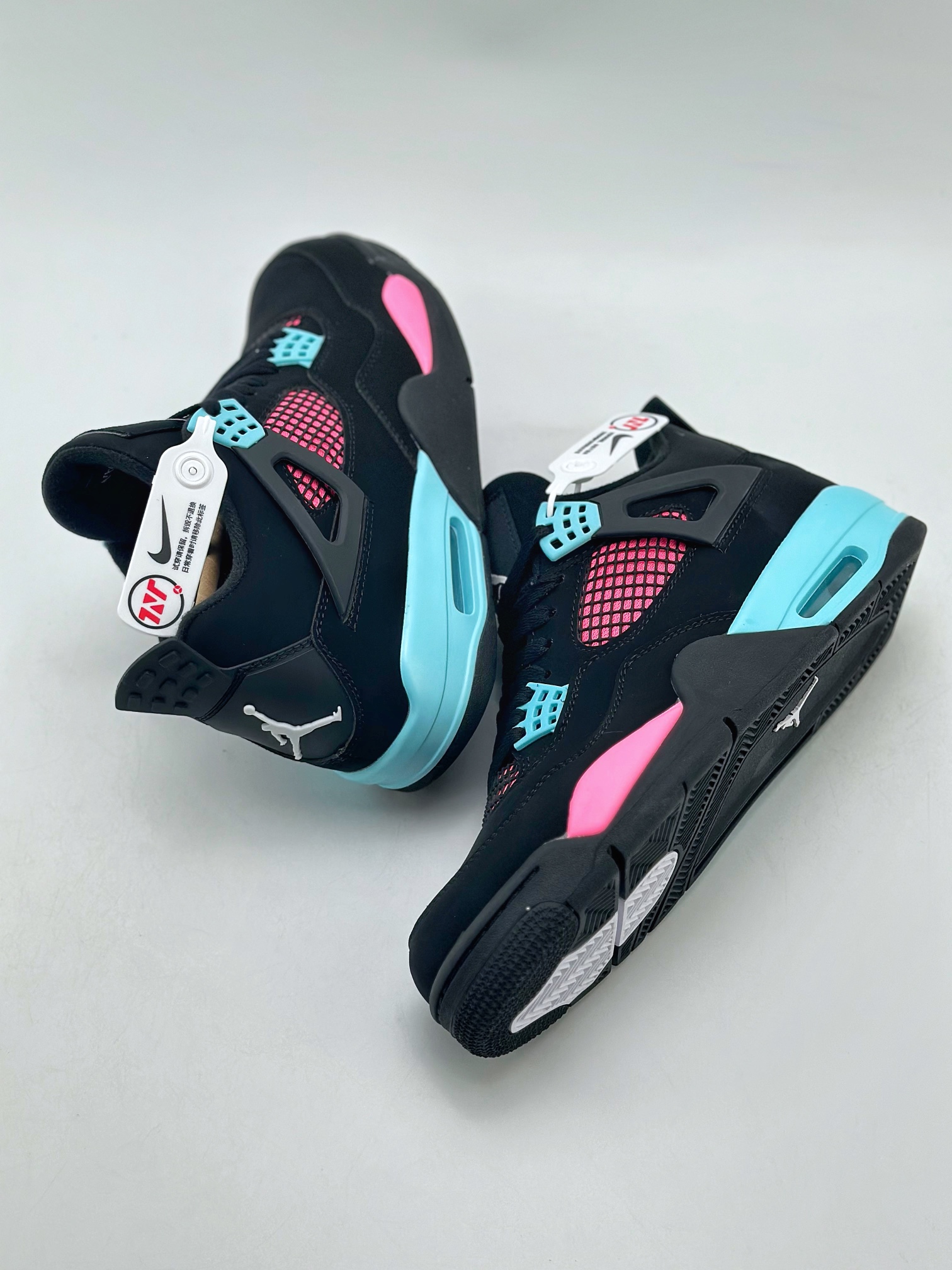 260 Air Jordan 4 Retro 黑蓝粉  AQ9129-004