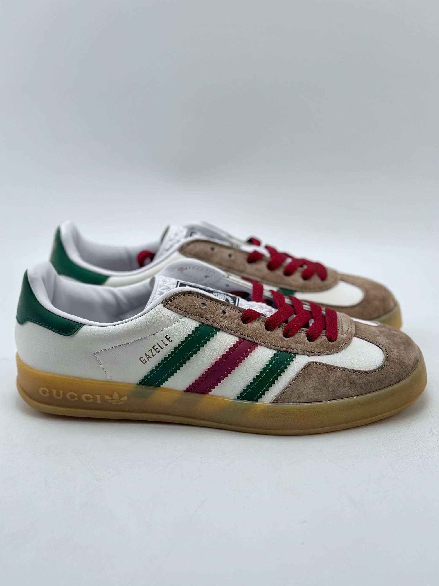 150 adidas Originals x Gucci Gazelle 古驰联名 三叶草休闲防滑耐磨低帮板鞋 726487 AAA43 9547