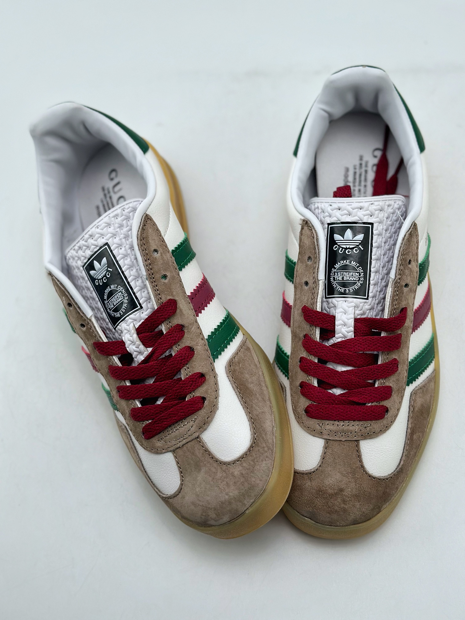 150 adidas Originals x Gucci Gazelle 古驰联名 三叶草休闲防滑耐磨低帮板鞋 726487 AAA43 9547