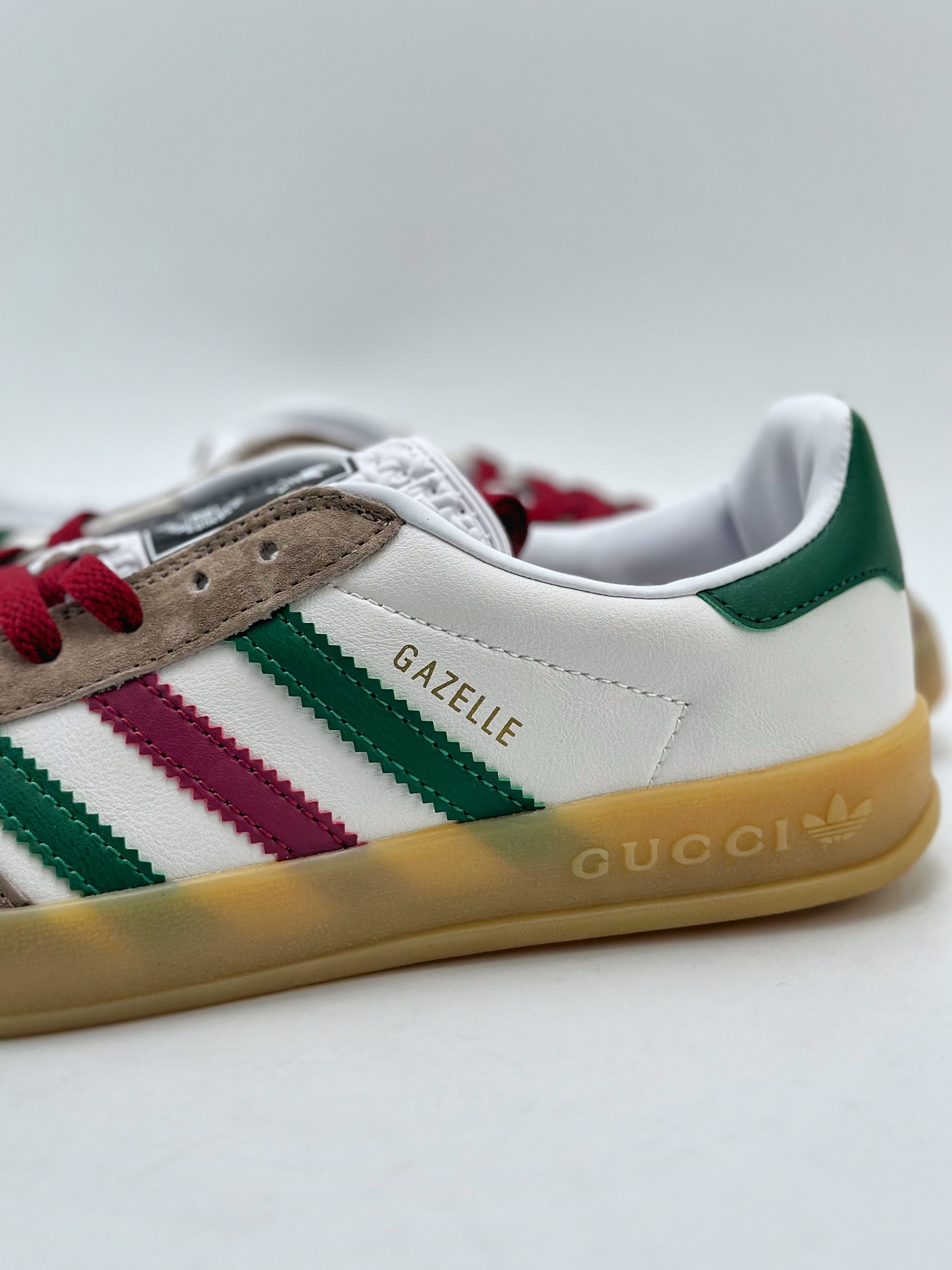 150 adidas Originals x Gucci Gazelle 古驰联名 三叶草休闲防滑耐磨低帮板鞋 726487 AAA43 9547