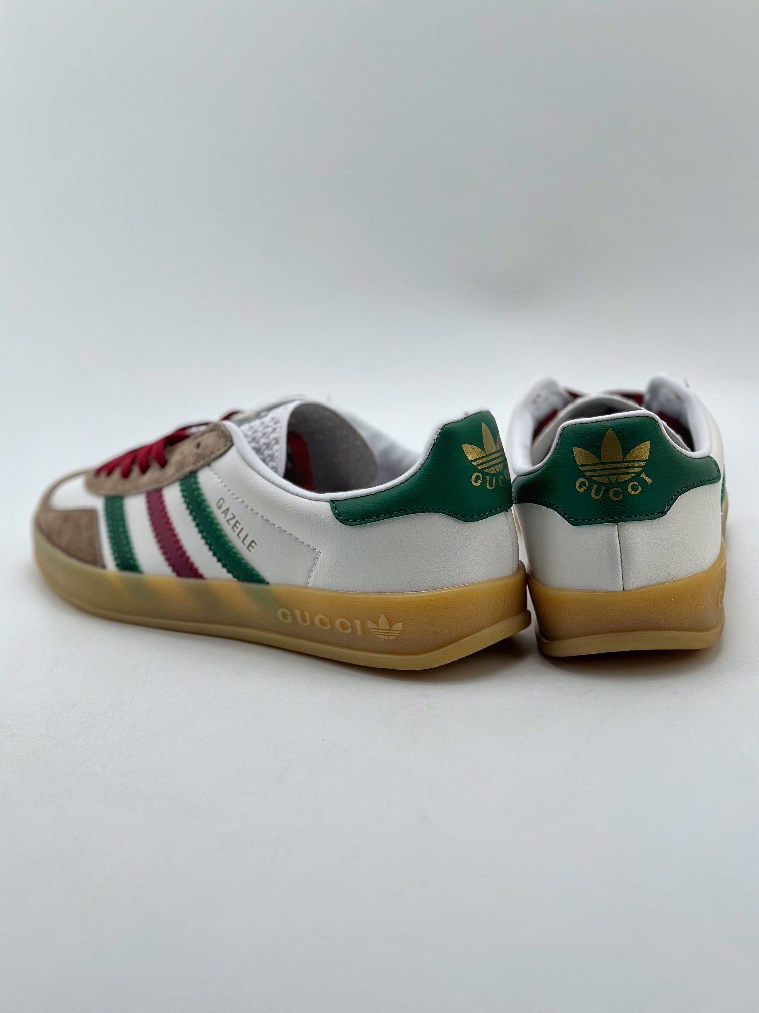 150 adidas Originals x Gucci Gazelle 古驰联名 三叶草休闲防滑耐磨低帮板鞋 726487 AAA43 9547