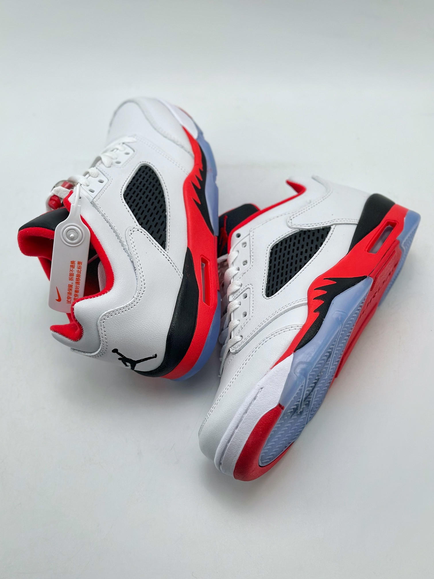 200 Air Jordan 5 Retro Low fire red 流川枫 白红 819171-101