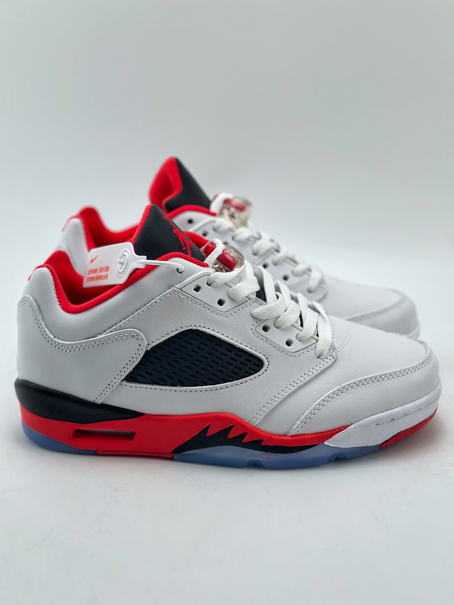 200 Air Jordan 5 Retro Low fire red 流川枫 白红 819171-101