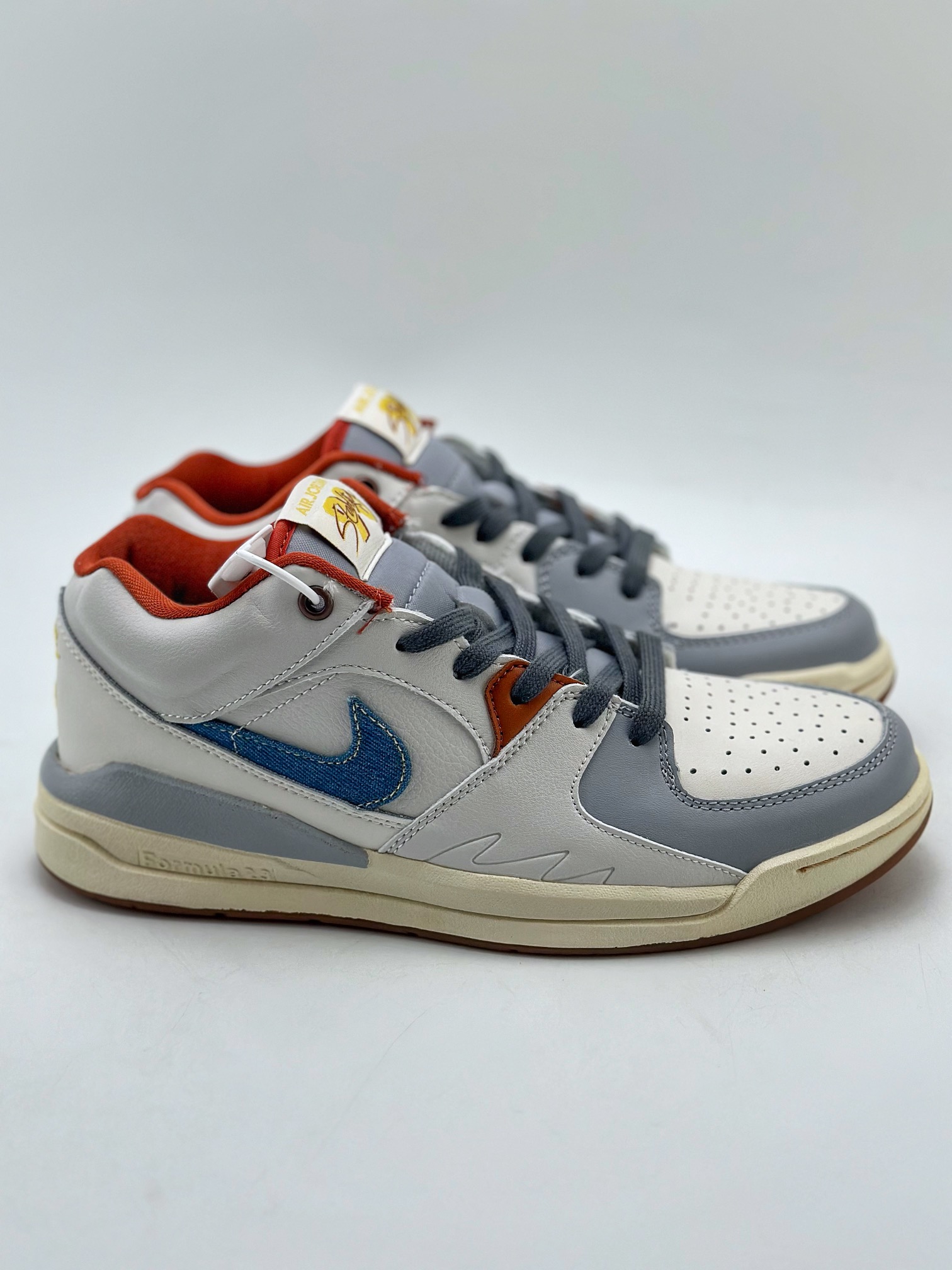 耐克NikeJordanStadium90白灰蓝乔丹90年代体育场系列低帮复古运动篮球鞋Jordan又出