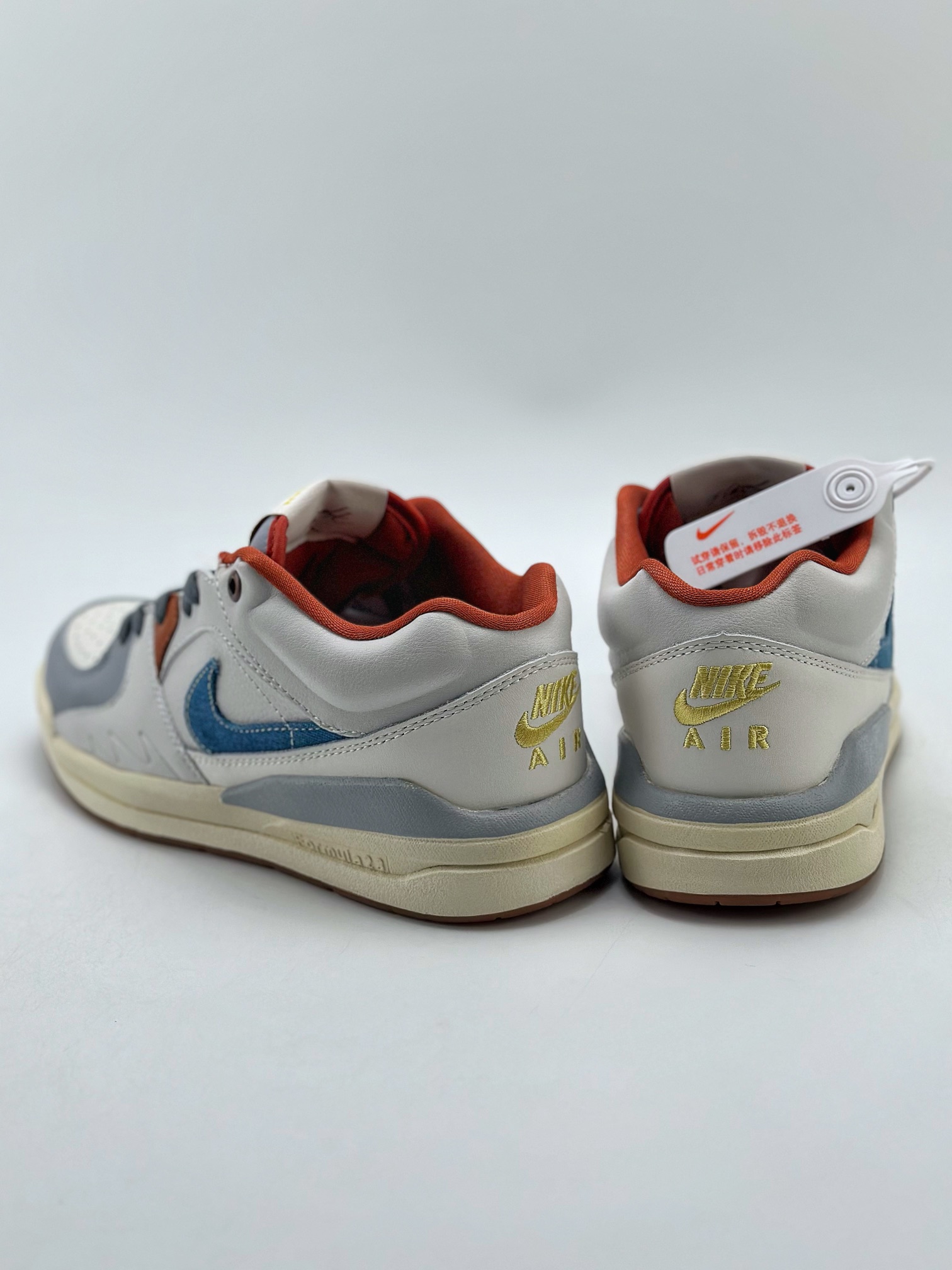 耐克NikeJordanStadium90白灰蓝乔丹90年代体育场系列低帮复古运动篮球鞋Jordan又出