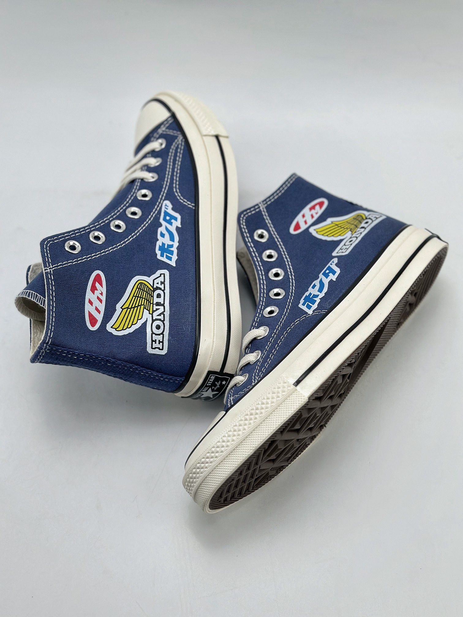 150 Converse匡威限定本田首次联名 CONVERSE＆HONDA  运动休闲高帮帆布鞋 162055C