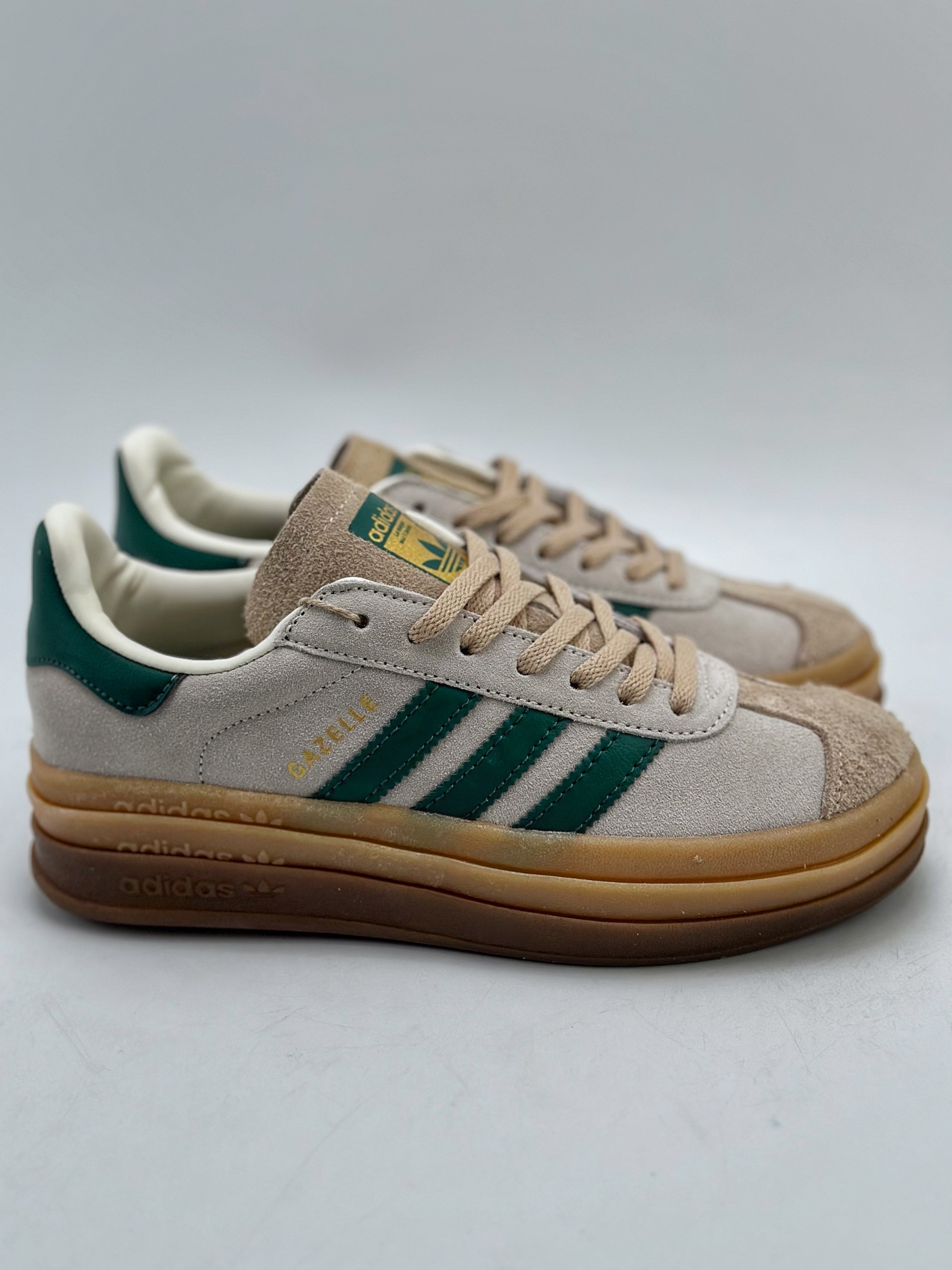 150 AD Originals Gazelle Bold 羚羊松糕鞋 樱花粉   ID7056