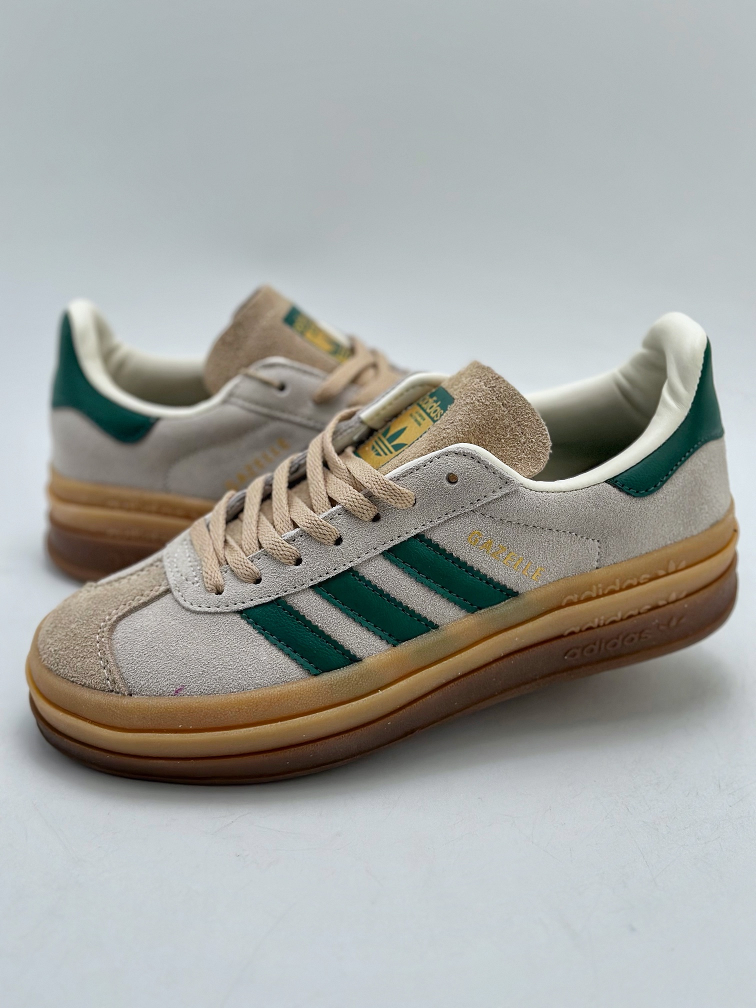 150 AD Originals Gazelle Bold 羚羊松糕鞋 樱花粉   ID7056