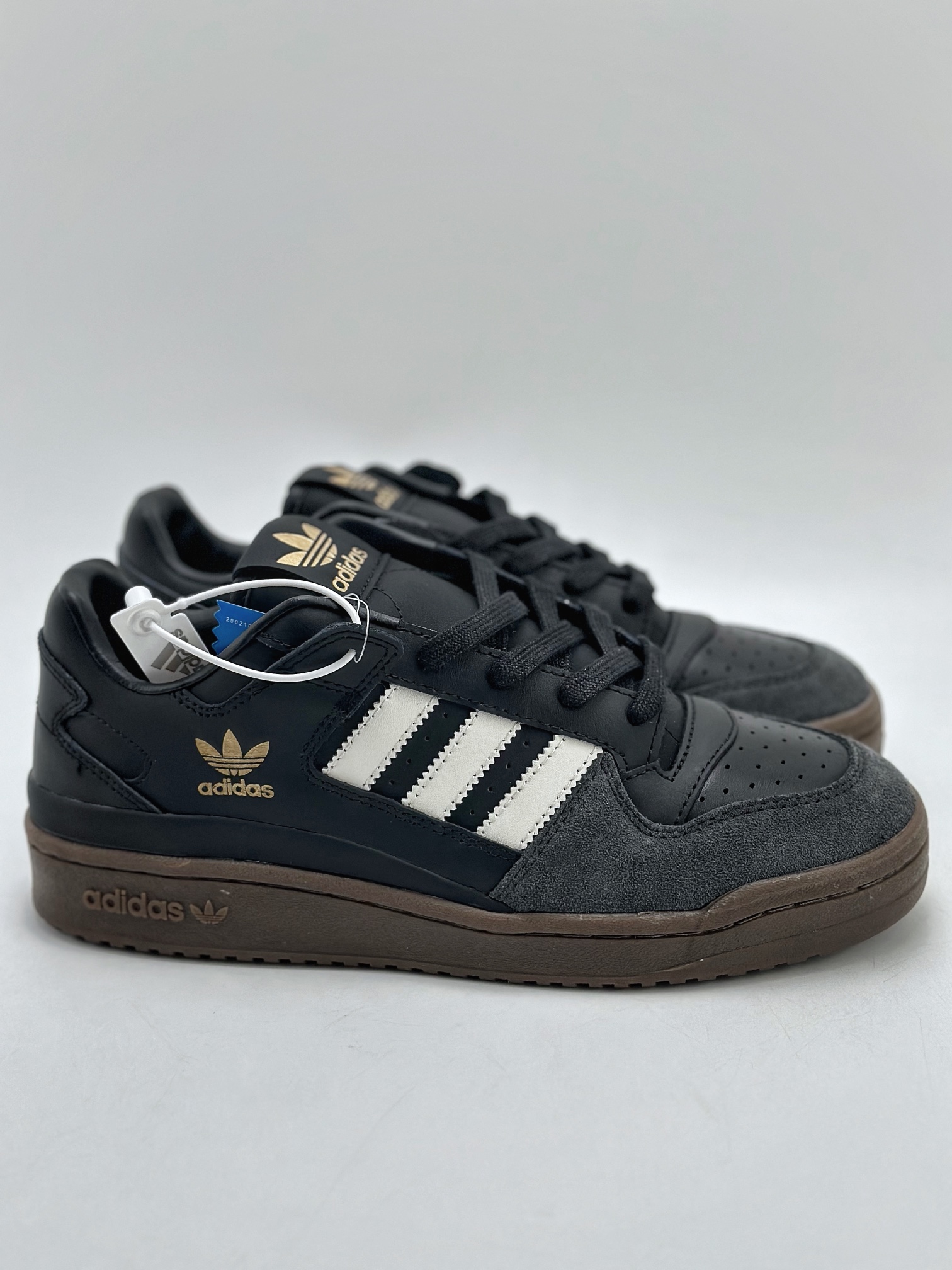 240 海外渠道版  原盒原标  Adidas Forum Low 三叶草低邦 经典魔术贴复古板鞋  IG3770