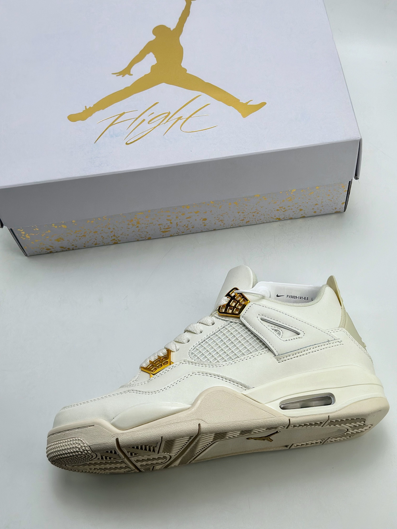 200 Air Jordan 4 Retro ”Metallic Gold” 白金 FV5029-141