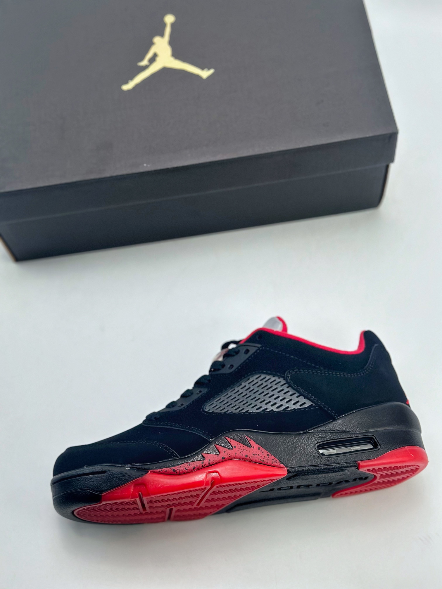 200 Air Jordan 5 Retro Low Alternate 90 黑红 314338-001