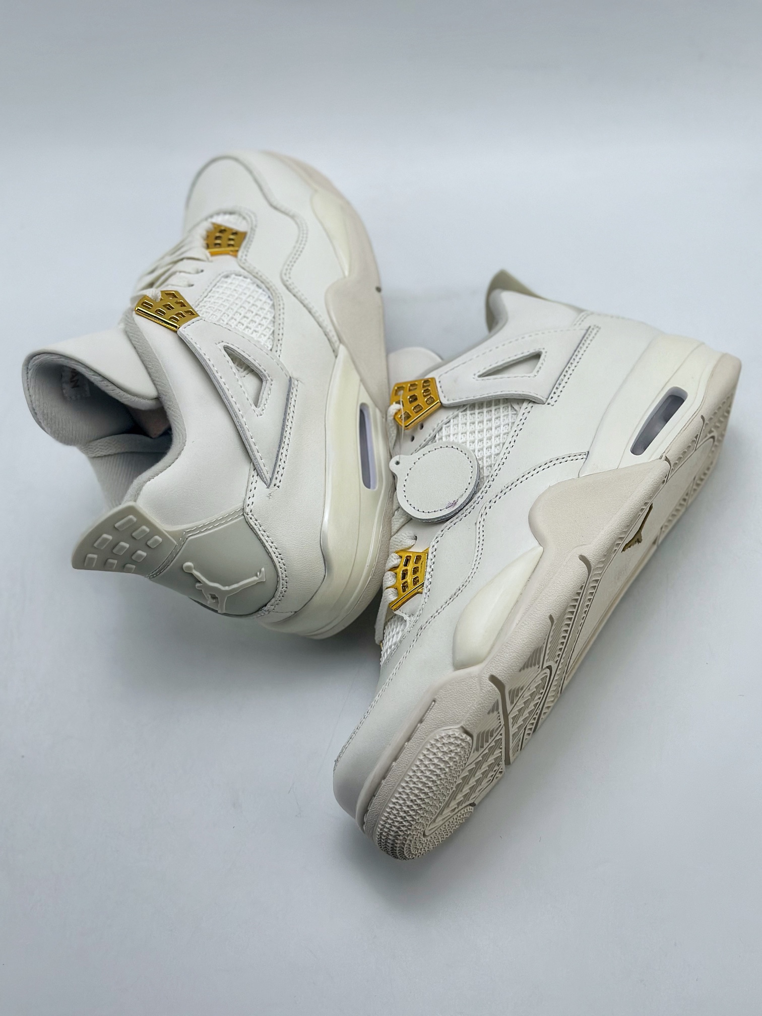 320 Air Jordan 4 Retro 乔丹四代 Metallic Gold 白色  AQ9129-170