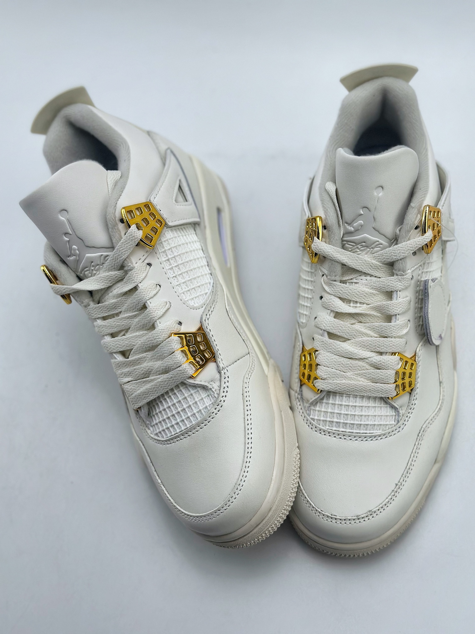 320 Air Jordan 4 Retro 乔丹四代 Metallic Gold 白色  AQ9129-170