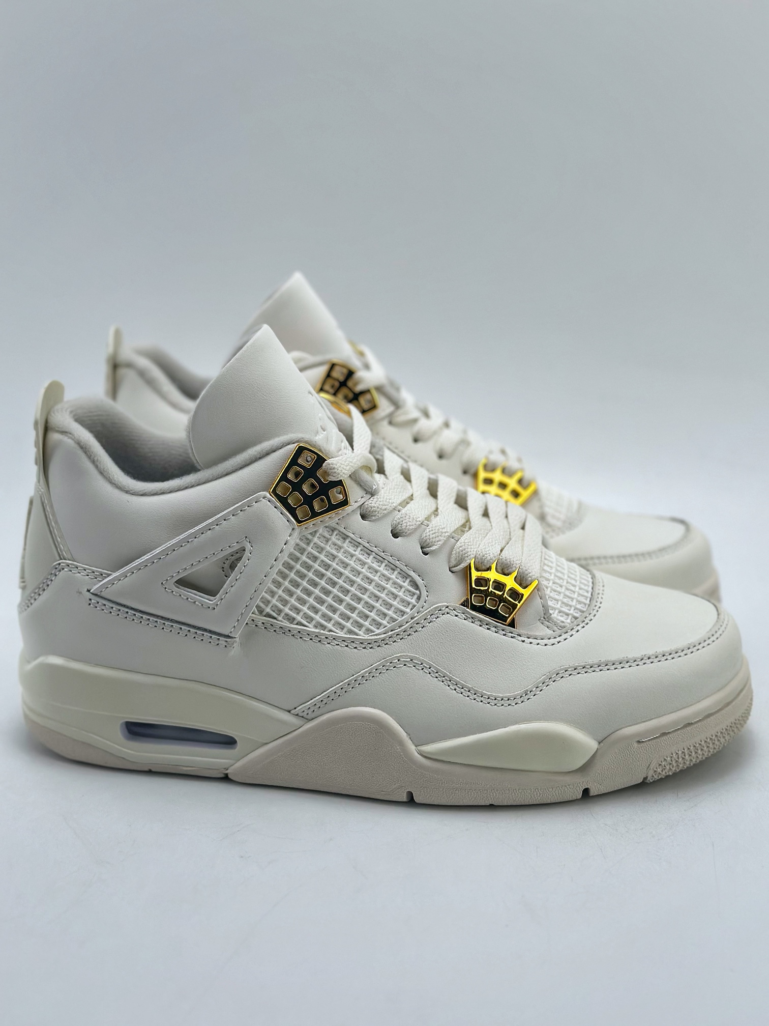 320 Air Jordan 4 Retro 乔丹四代 Metallic Gold 白色  AQ9129-170