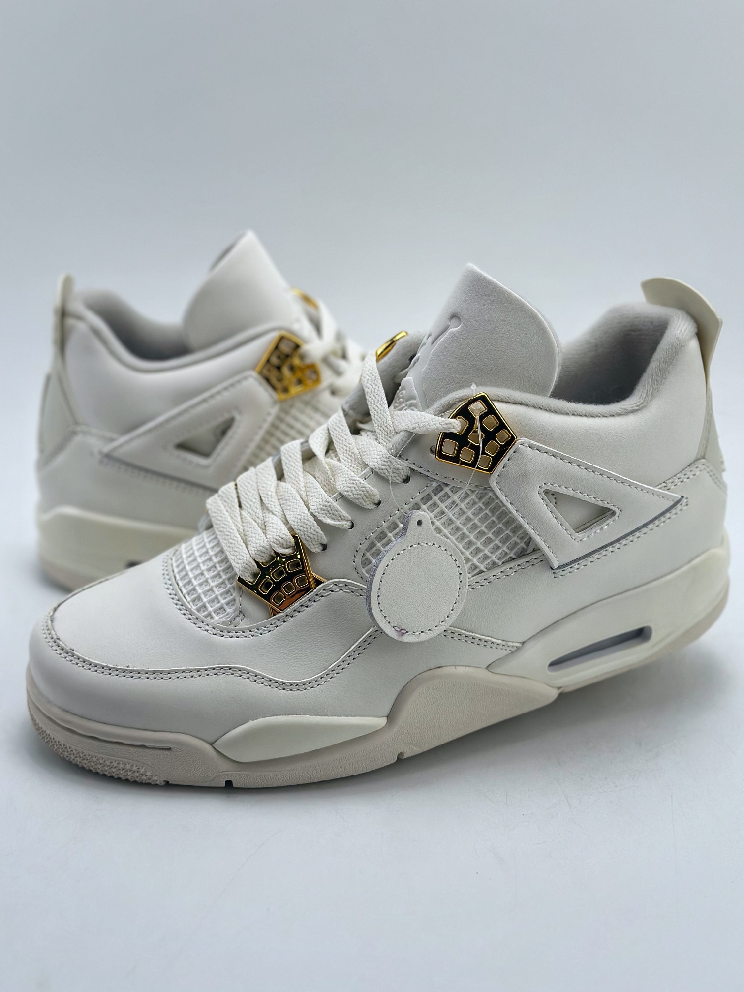 320 Air Jordan 4 Retro 乔丹四代 Metallic Gold 白色  AQ9129-170