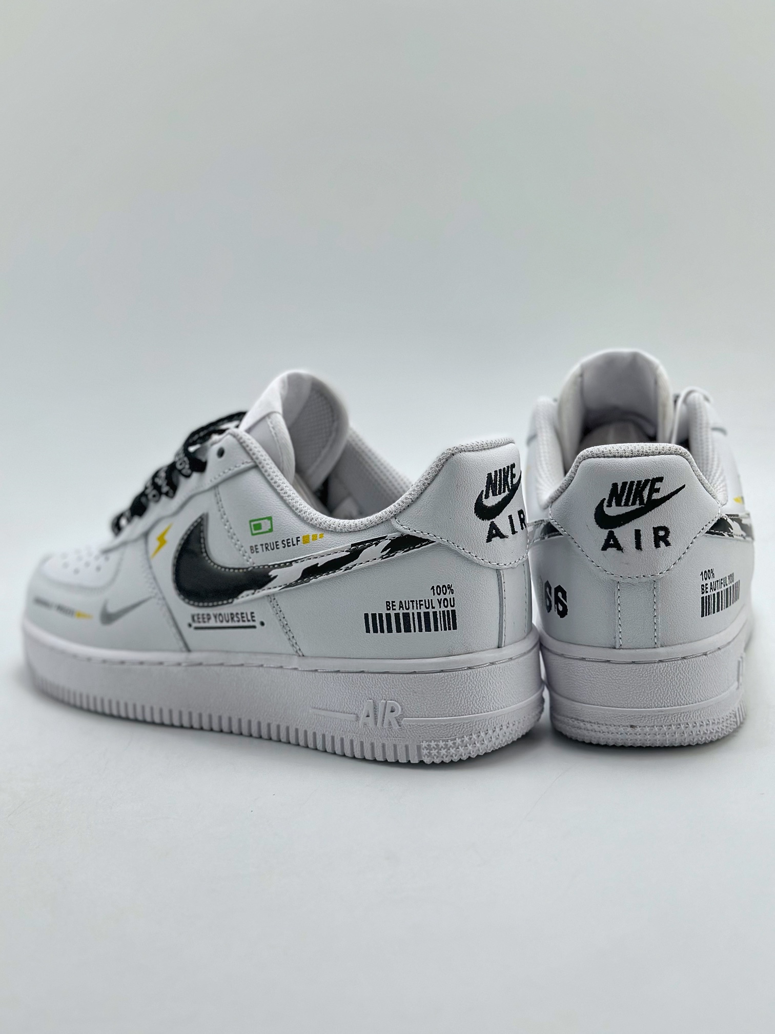 240 Nike Air Force 1 Low 07 FZBB 关联网 黑白 CW2288-010