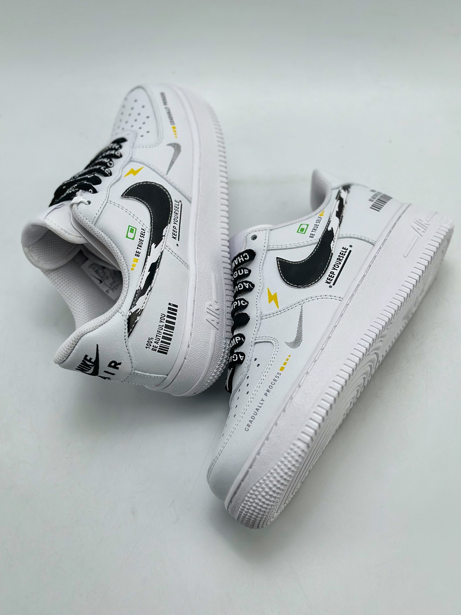 240 Nike Air Force 1 Low 07 FZBB 关联网 黑白 CW2288-010