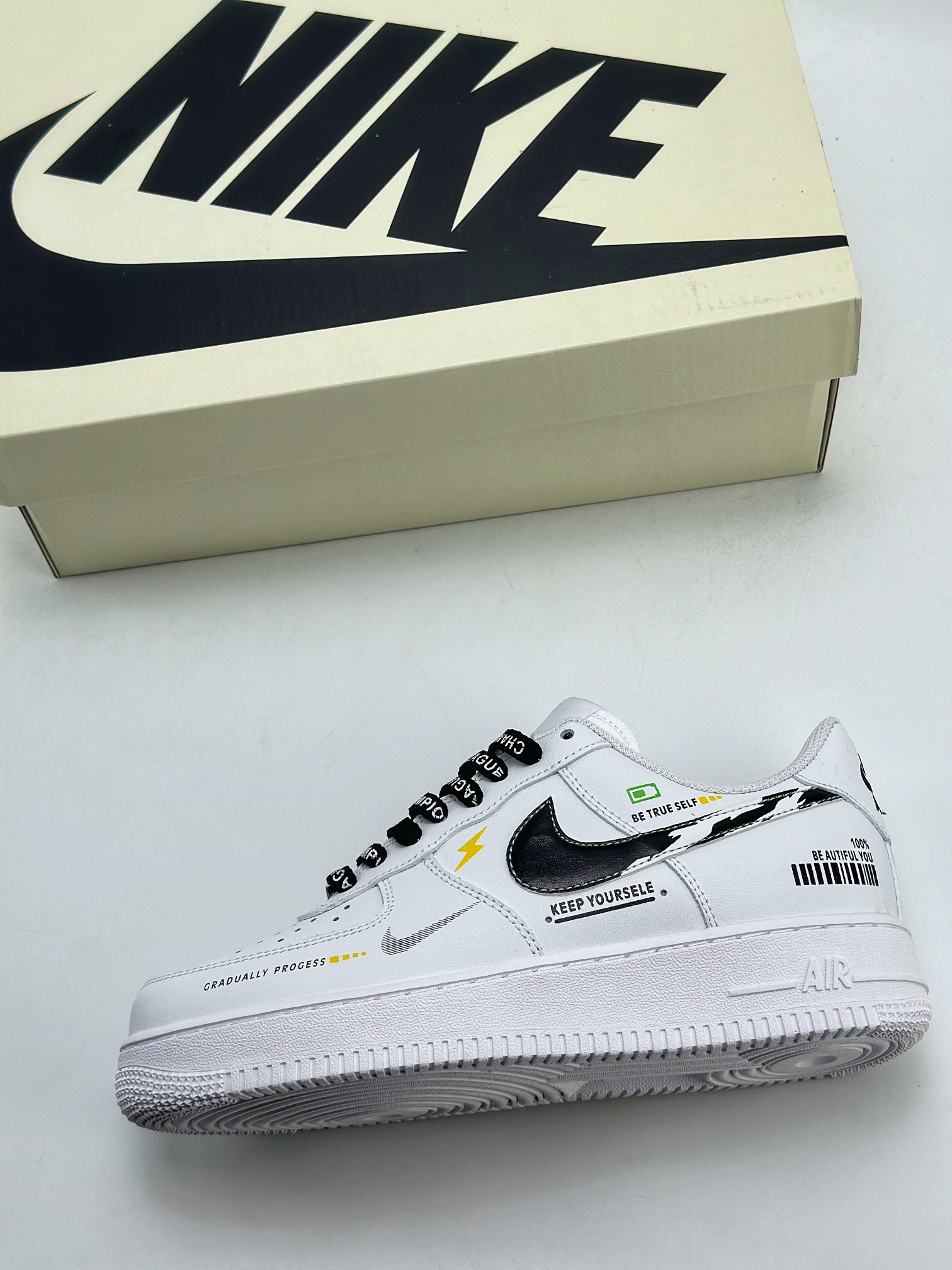 240 Nike Air Force 1 Low 07 FZBB 关联网 黑白 CW2288-010