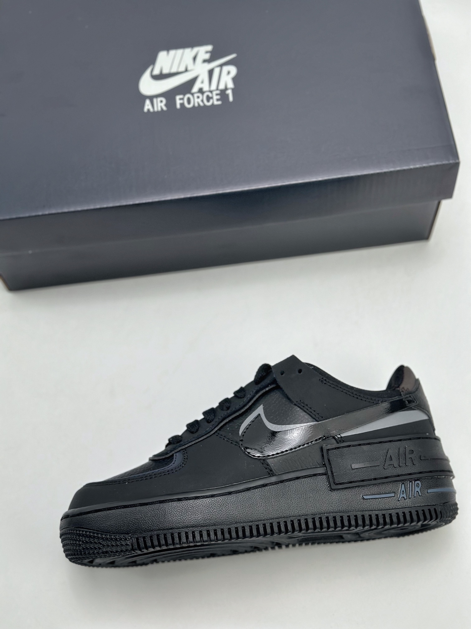 200 Nike Air Force 1 Low 07 Shadow 马卡龙 "Triple Black" 黑武士 FB7582-001