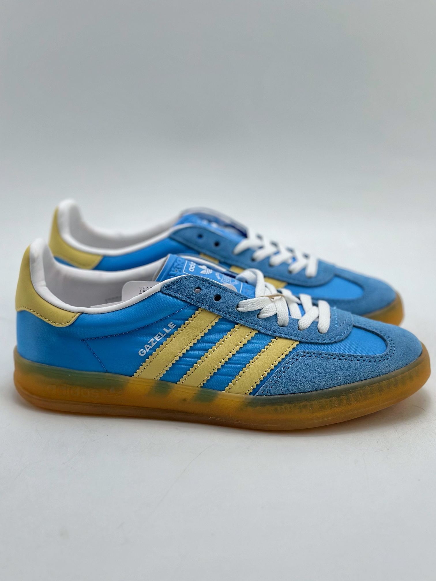 200 adidas Originals Gazelle INdoor 三叶草休闲防滑耐磨低帮板鞋 IE2960