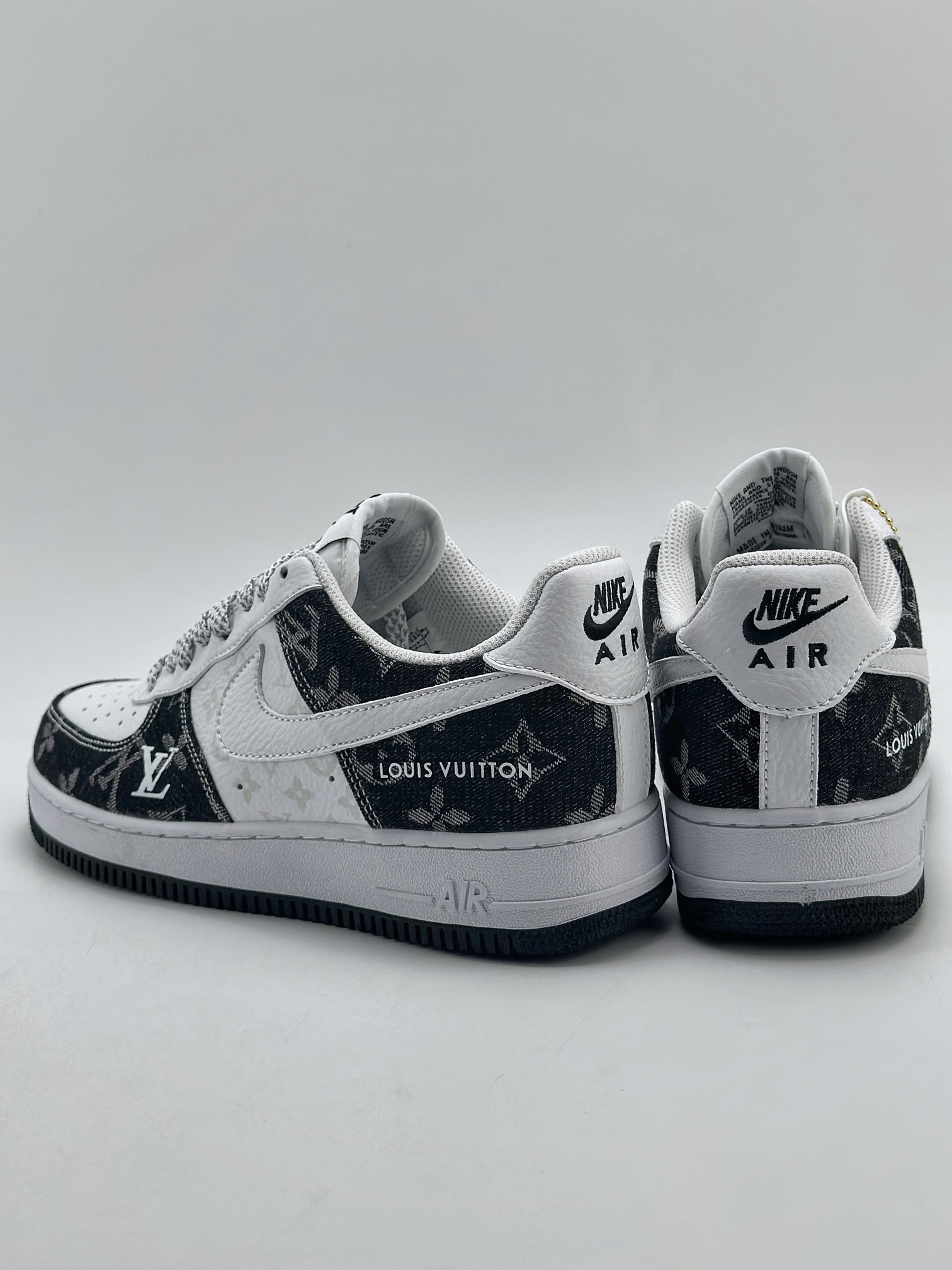 220 Nike Air Force 1 Low 07 x Louis Vuitton 白黑拼接