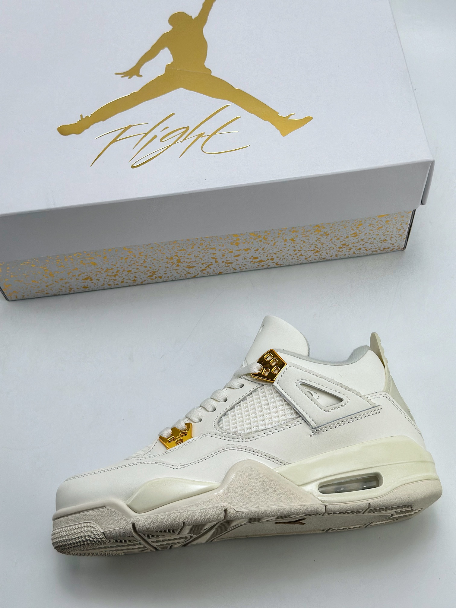 200 Air Jordan 4 Retro ”Metallic Gold” 白金 AQ9129-170