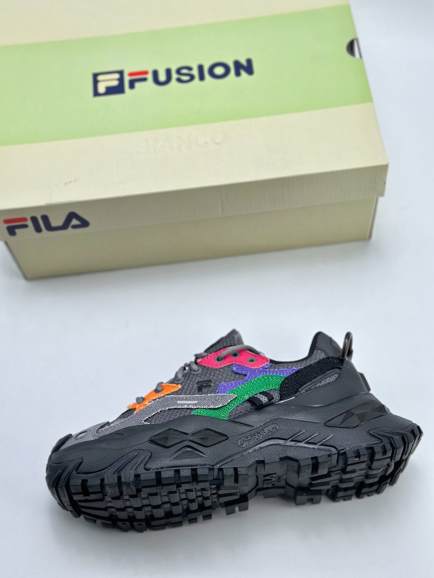 190 Fila Fusion Bianco Mule 硬糖系列慢跑鞋 T12W411303FQB