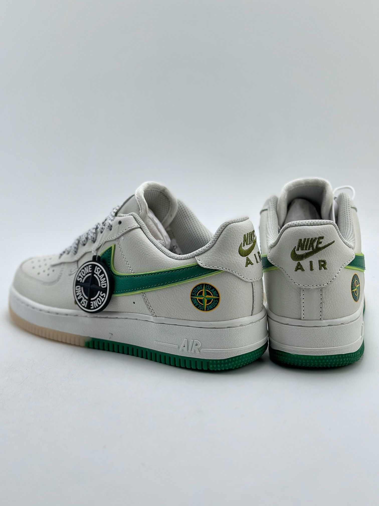 260 Nike Air Force 1 Low 07 x Stone Island 石头岛白绿 SL-240111