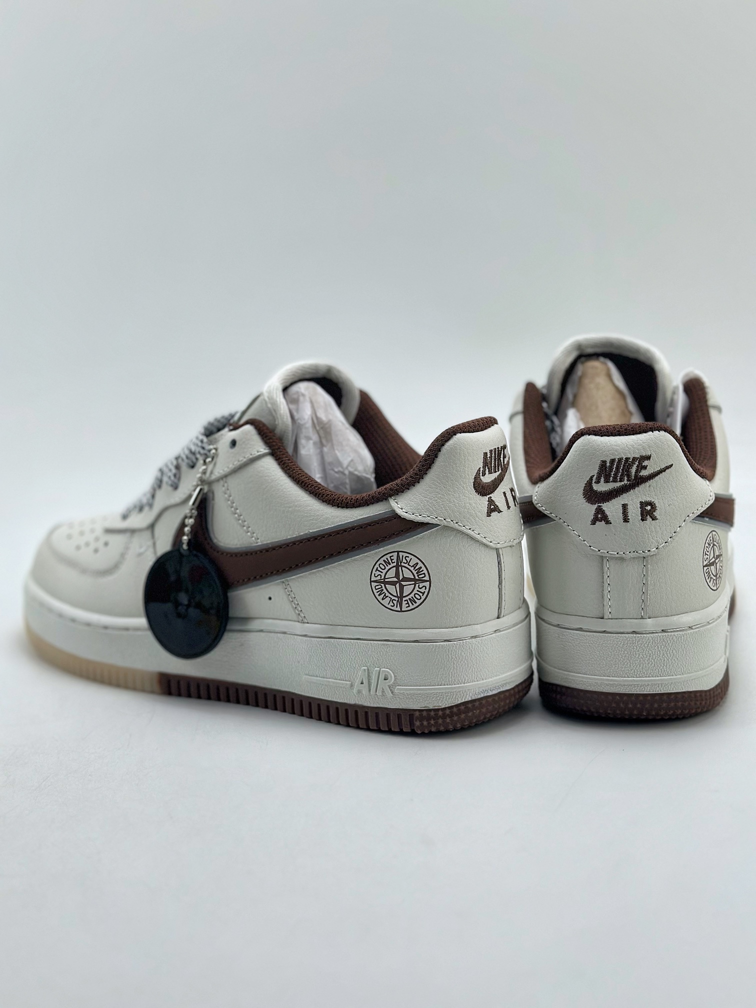 260 Nike Air Force 1 Low 07 x Stone Island 石头岛白棕 SL-240444