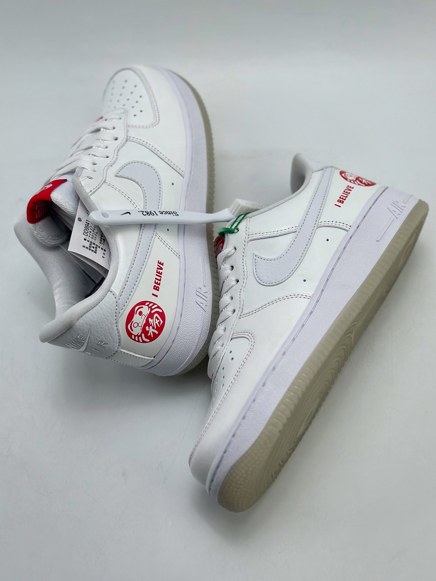 240 Nike Air Force 1 Low 07 ”I Believe Daruma” 刮刮乐白红 DD9941-100