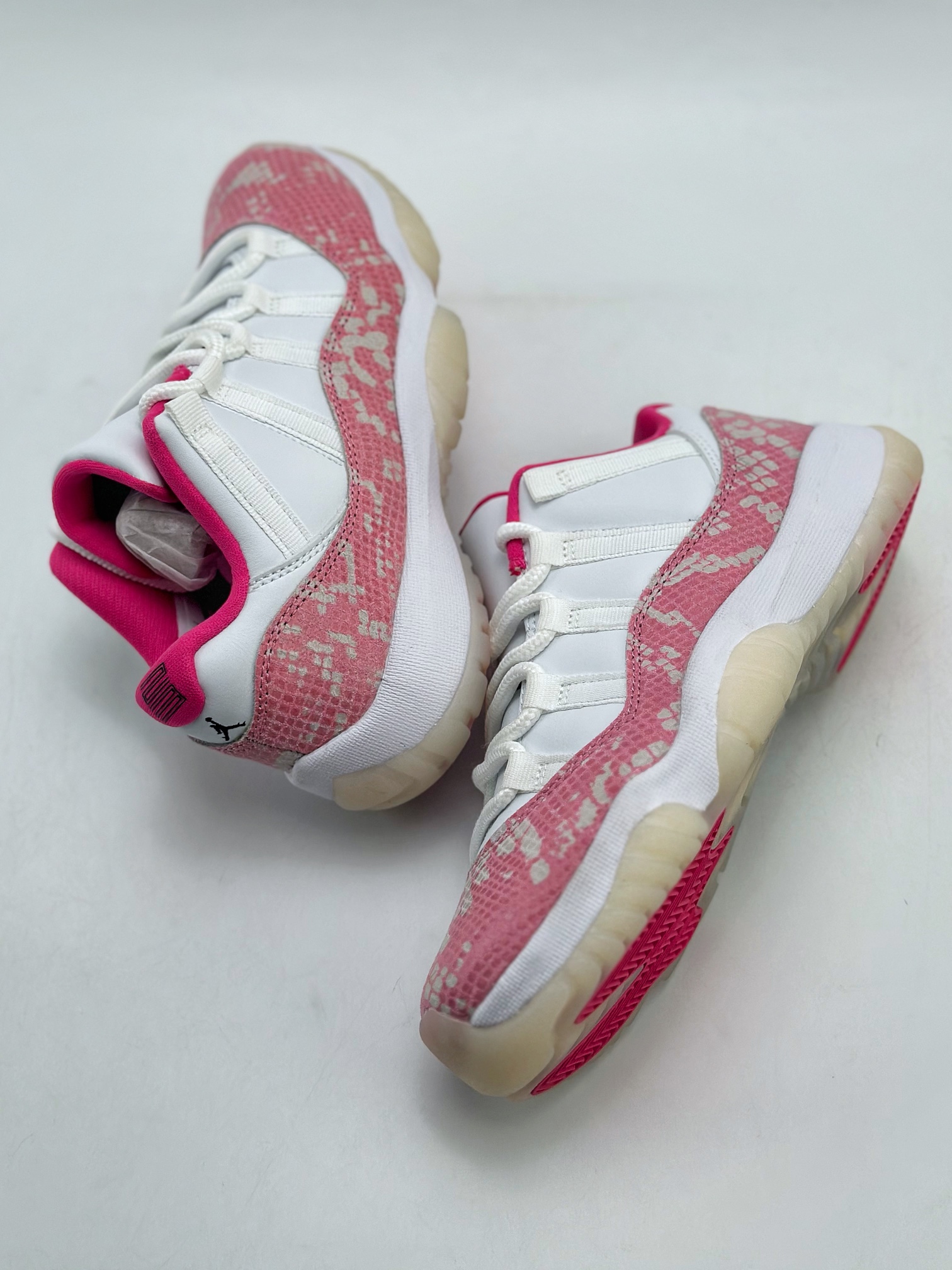 280 Air Jordan 11 Low pink snakeskin 白粉 AJ11 粉蛇  AH7860-106