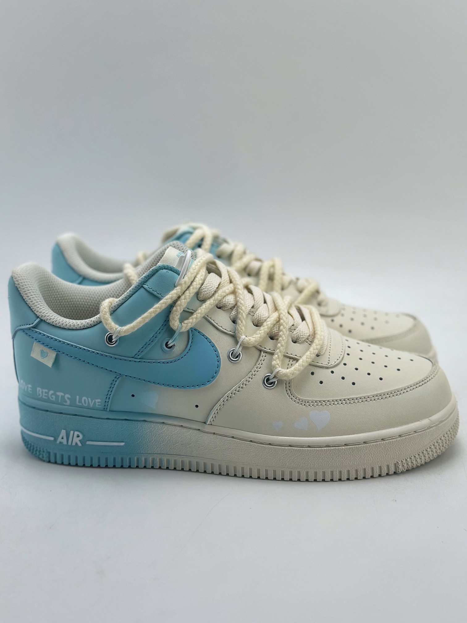 260 Nike Air Force 1 Low 07 渐变 喷绘 黄蓝 DX2340-002