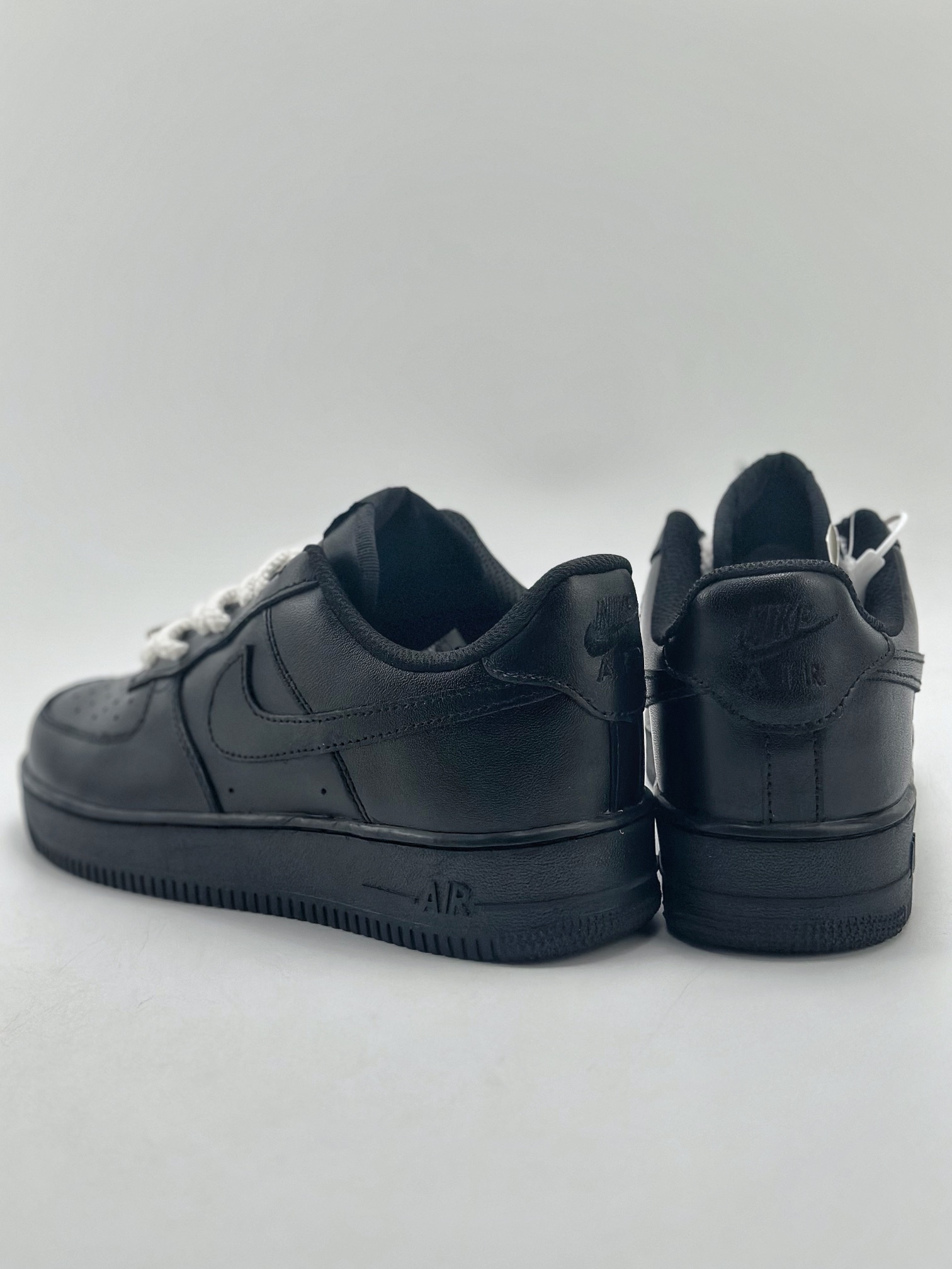 240 Nike Air Force 1 Low 07 定制 黑武士白麻绳 CW2288-001