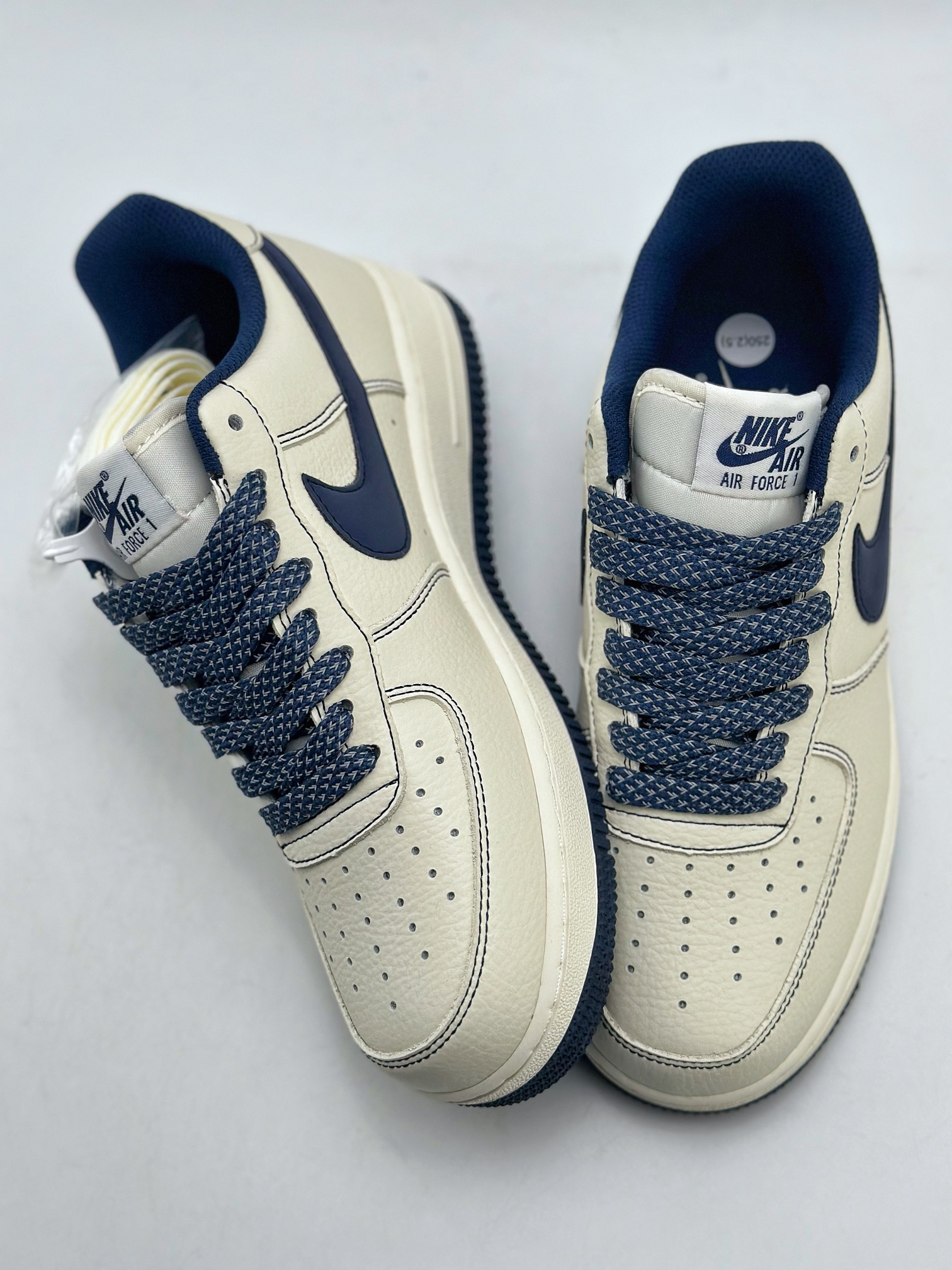 240 Nike Air Force 1 Low 07 五道杠 米白深蓝满天星 UN2395-522