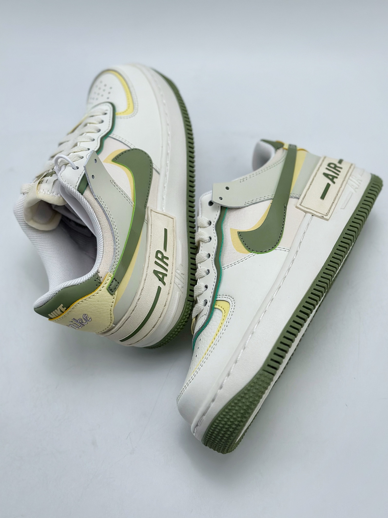 200 Nike Air Force 1 Low 07 Shadow 马卡龙 白绿 FN6335-101