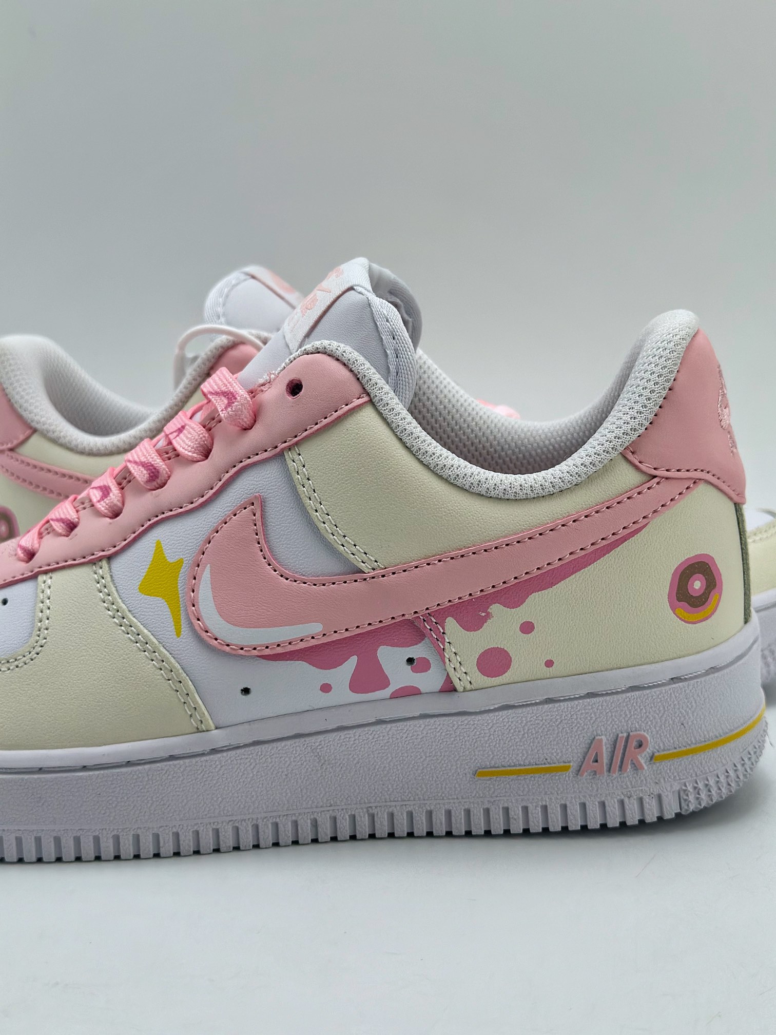 Nike Air Force 1 Low 07 小狗碎片 马卡龙酱 杏白粉 DV2920-123