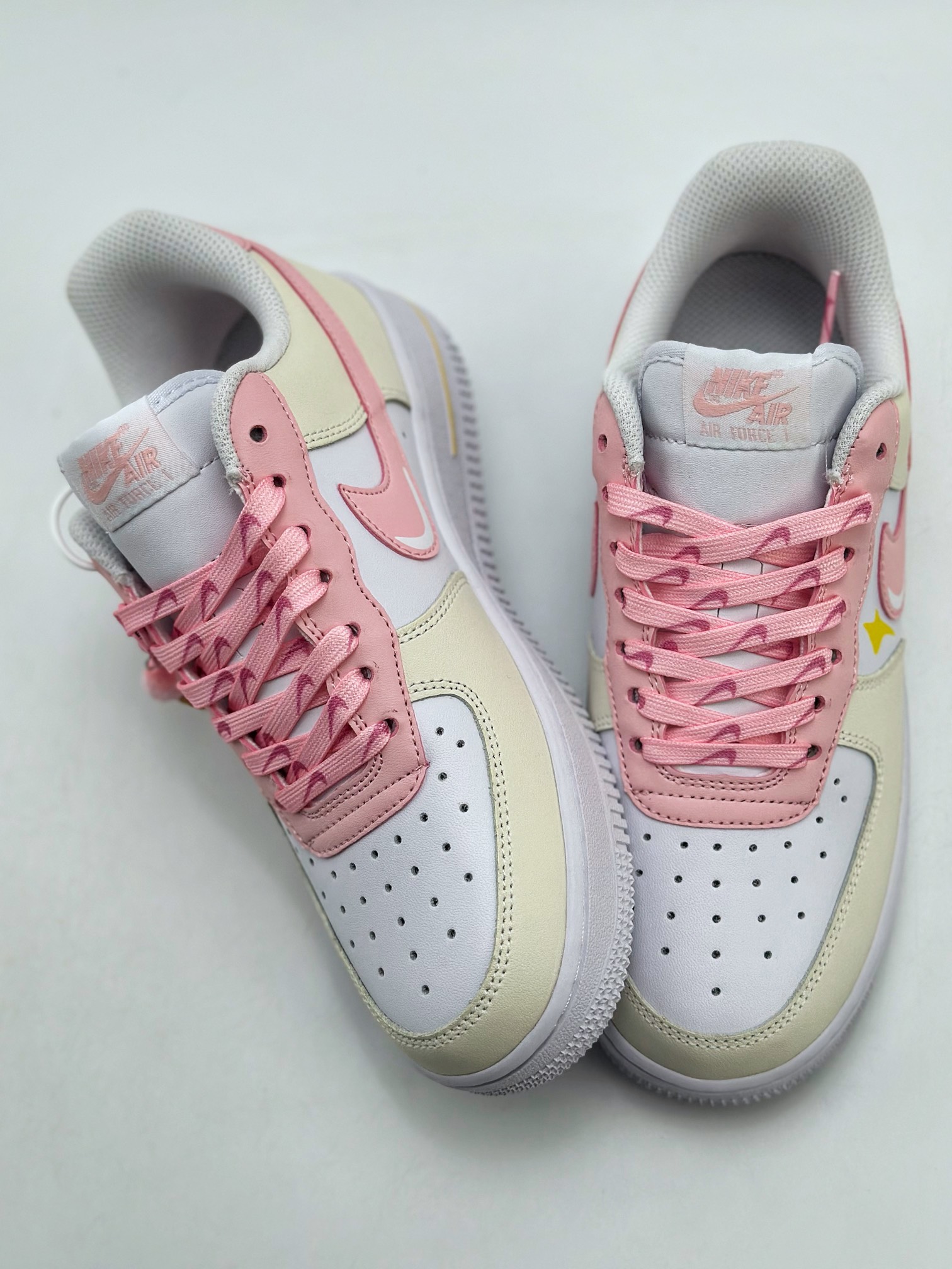 Nike Air Force 1 Low 07 小狗碎片 马卡龙酱 杏白粉 DV2920-123