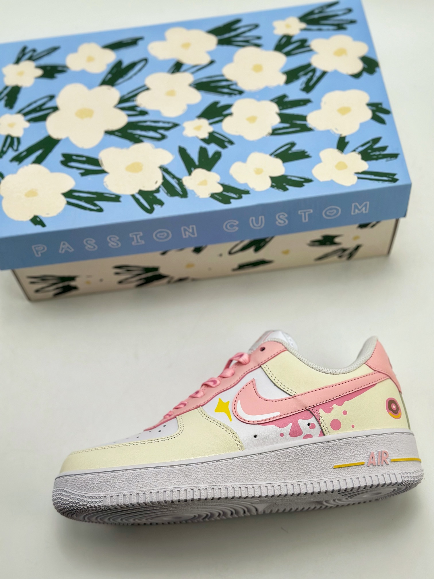 Nike Air Force 1 Low 07 小狗碎片 马卡龙酱 杏白粉 DV2920-123