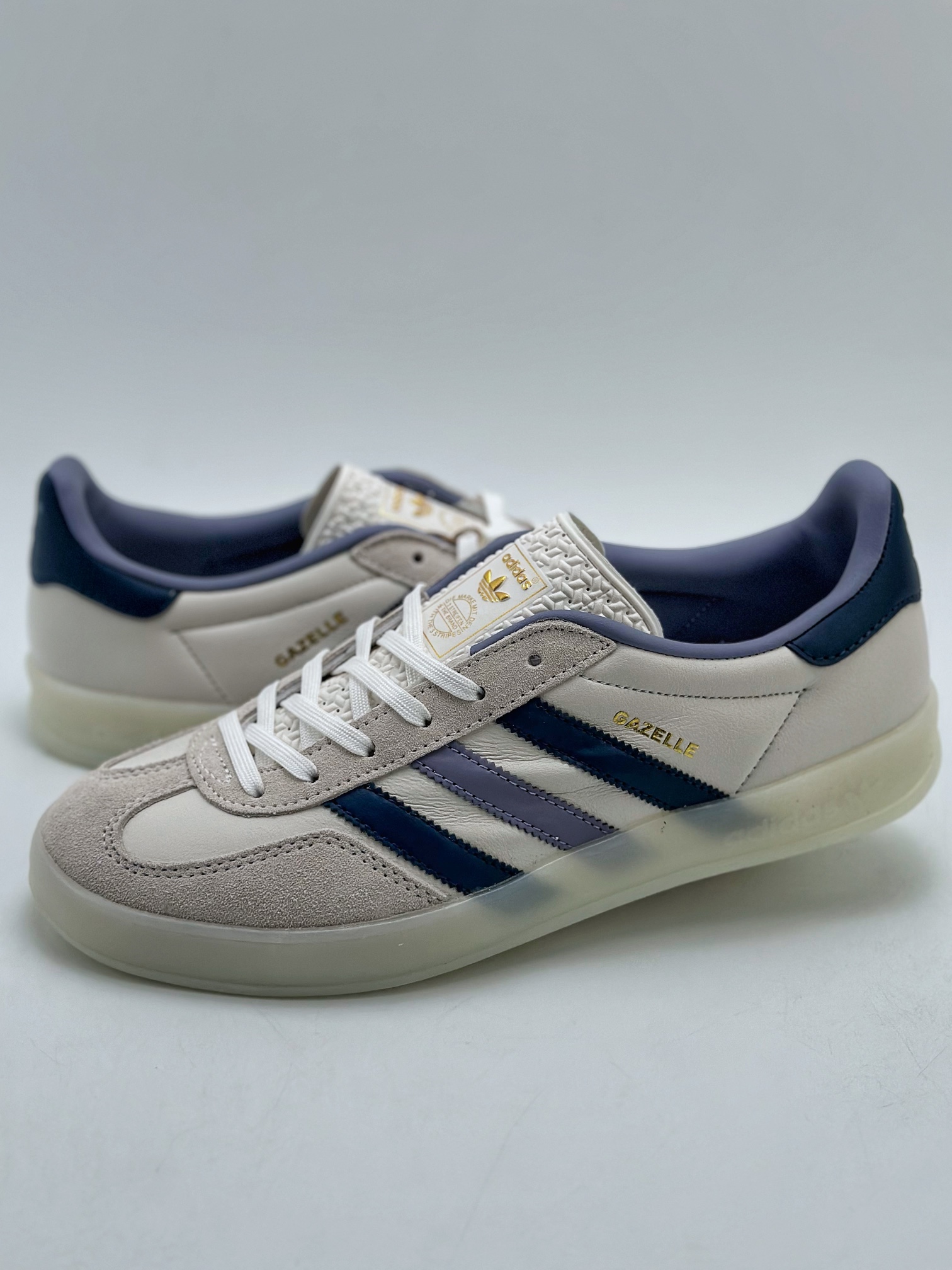 adidas Originals Gazelle INdoor 三叶草休闲防滑耐磨低帮板鞋  IG1643