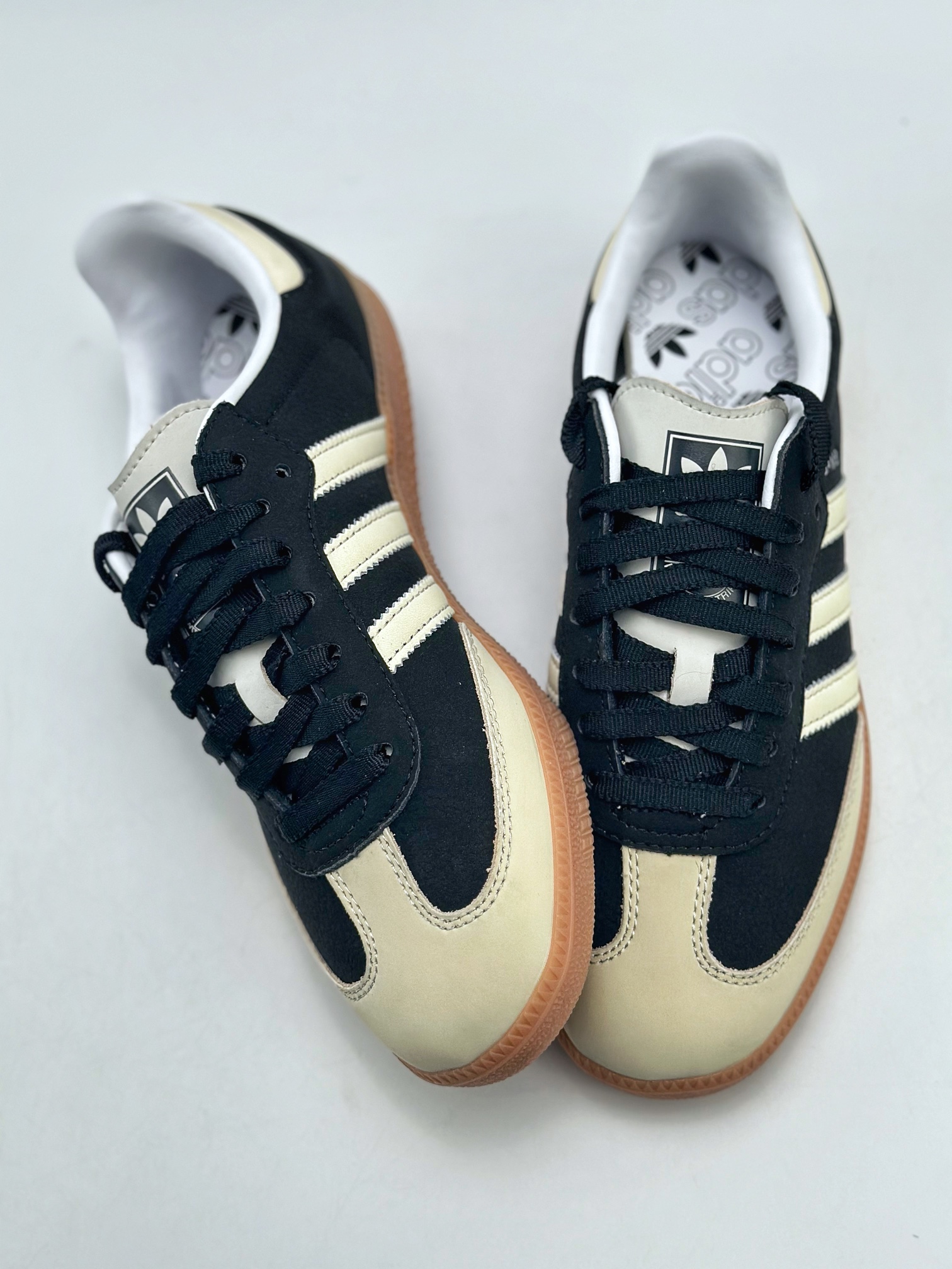 170 adidas originals Samba OG W 米黄黑 IE5836